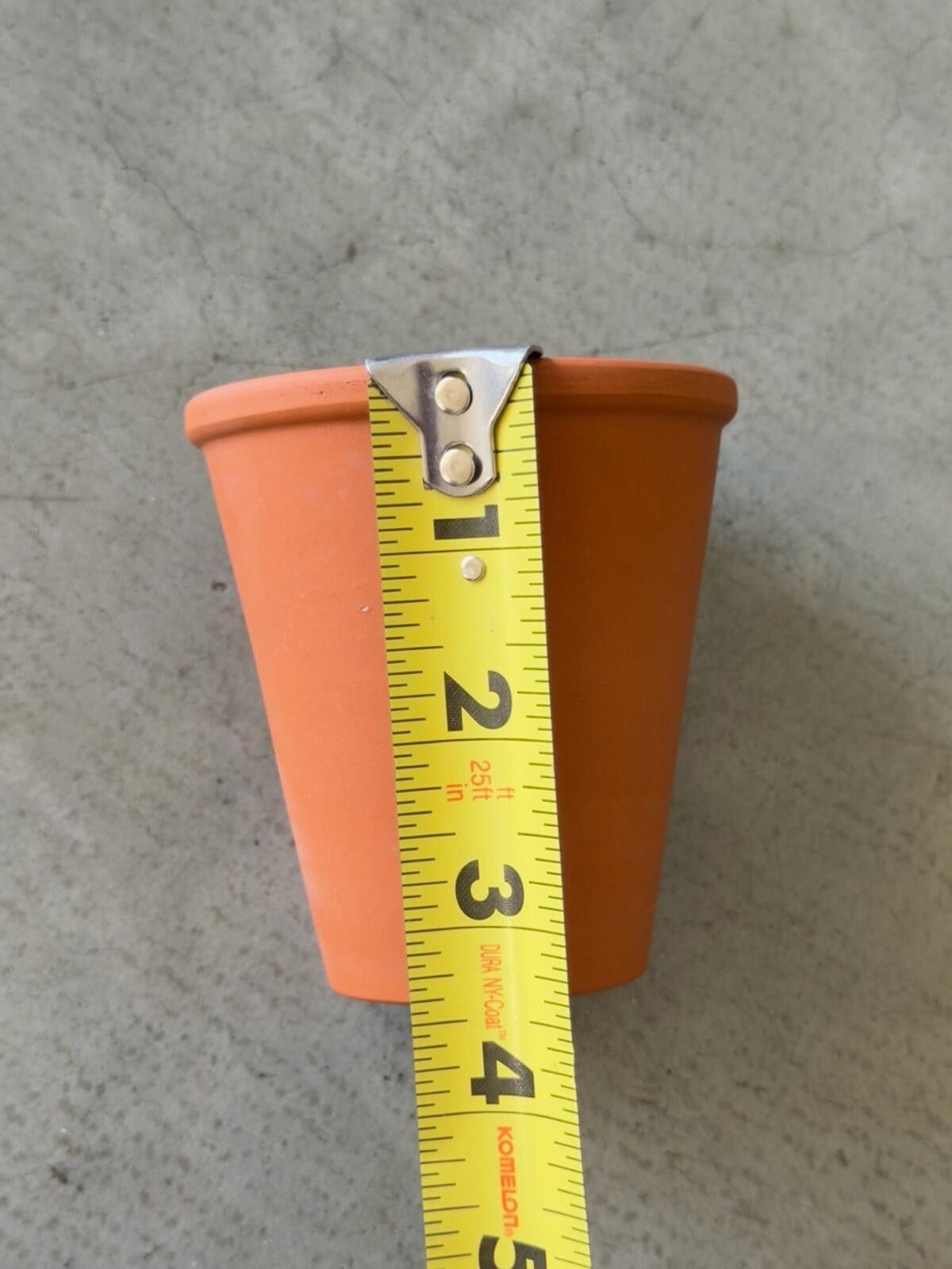 Other Terra Cotta Planter Mini Pot / Minimal Indoor Outdoor Decor Size ONE SIZE - 2 Thumbnail