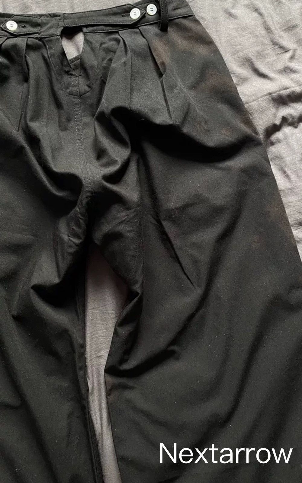 Comme des Garcons Black trousers 2412-Nextarrow Size US 32 / EU 48 - 2 Thumbnail