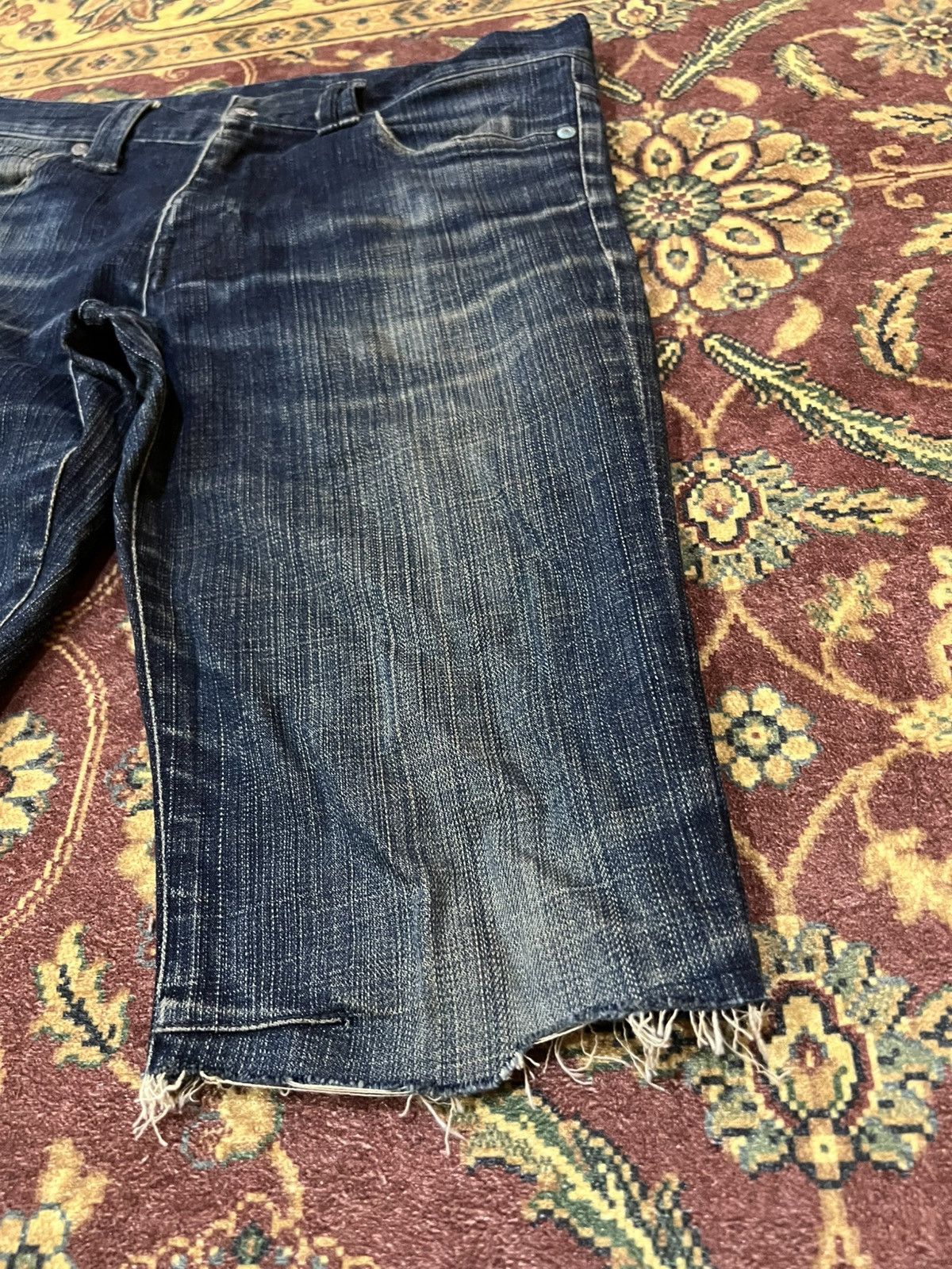 Japanese Brand Vintage Roen X Spalding Short Jean Size US 30 / EU 46 - 8 Thumbnail
