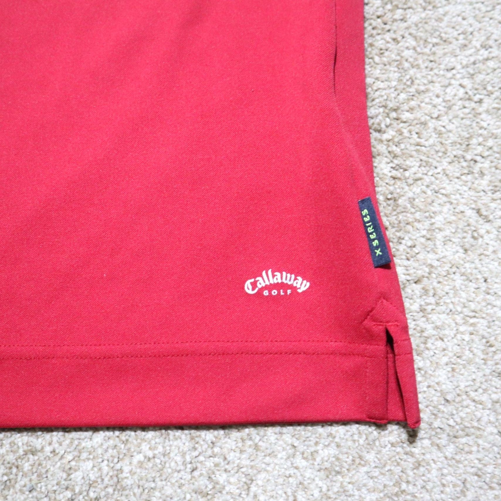 Callaway Callaway Golf Shirt Men M Quick-Dry Short Sleeve Polo Red Shirt Size US M / EU 48-50 / 2 - 2 Thumbnail