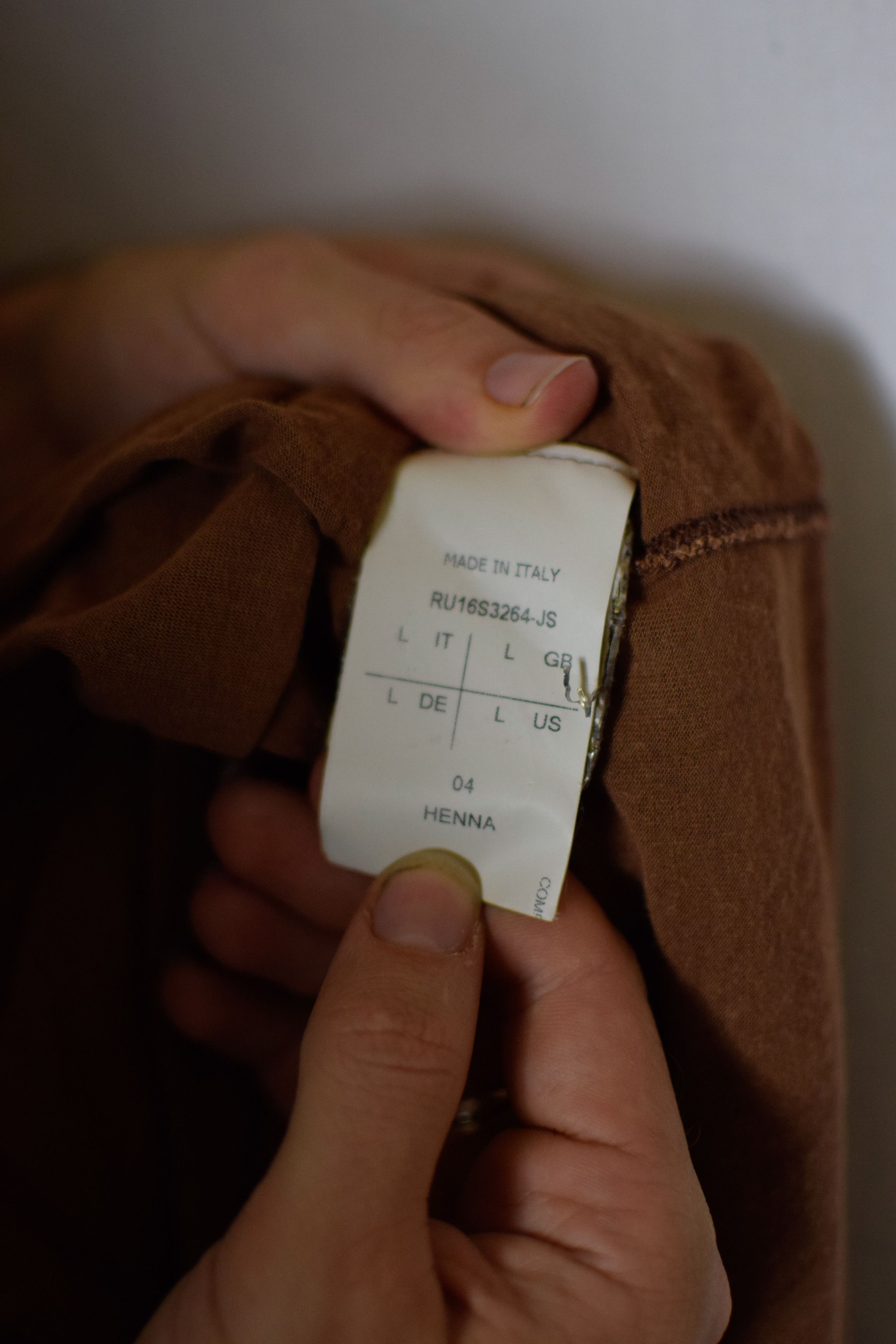 Rick Owens Rick Owens SS16 Henna Level Top - RU16S3264-JS Size US L / EU 52-54 / 3 - 8 Thumbnail