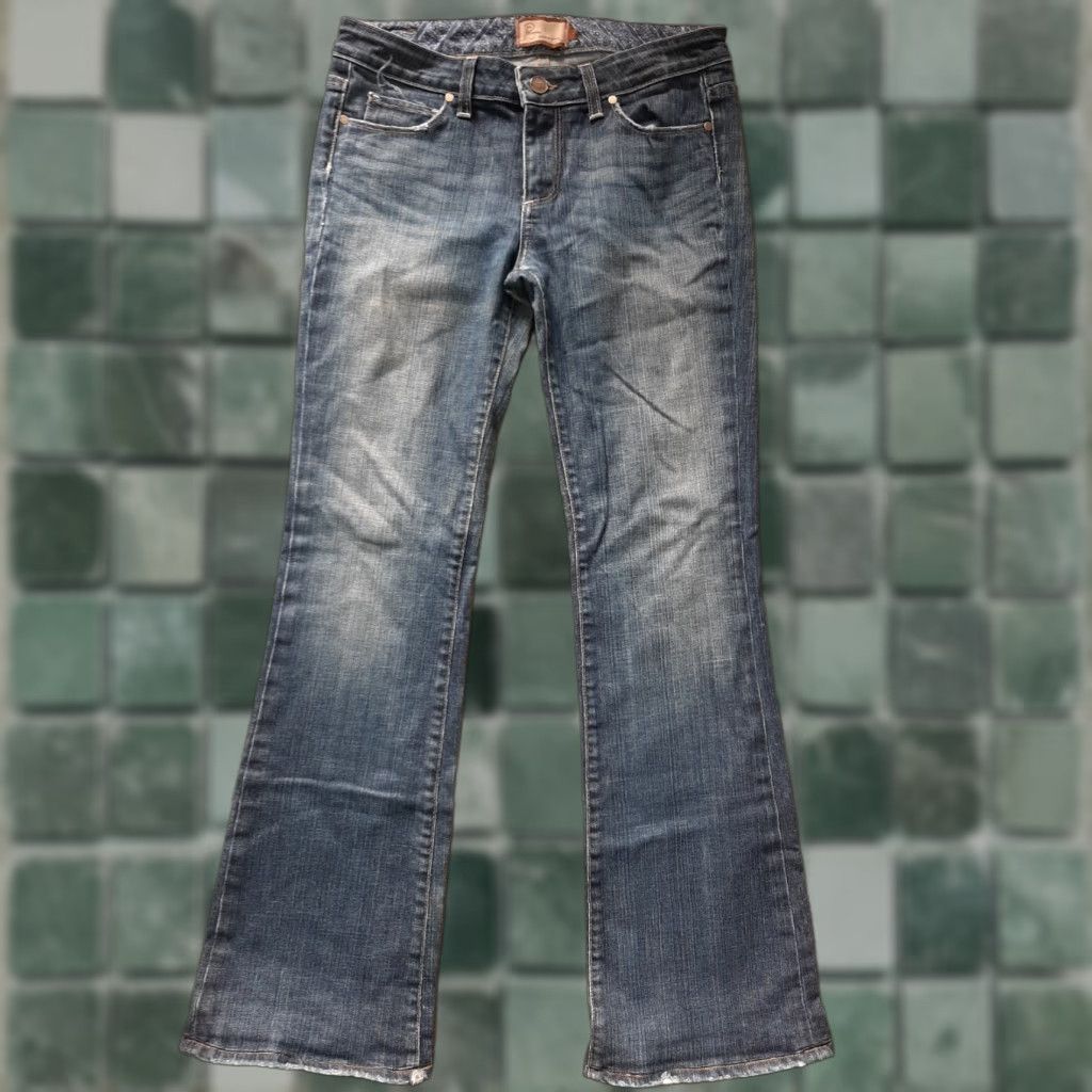 Paige Paige Jeans Womens 28x30 Blue Bootcut Denim Regular Pockets Boho Vintage? No — skip. Size 28" / US 6 / IT 42 - 1 Thumbnail