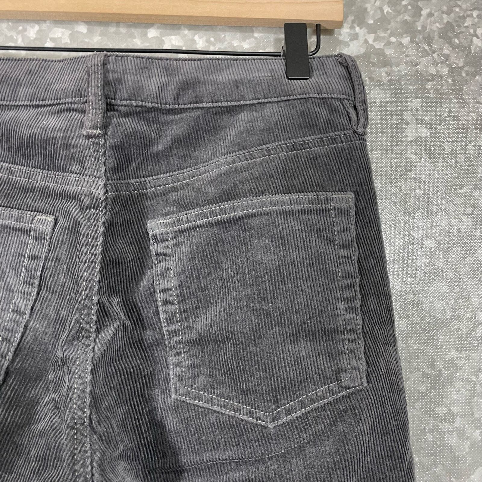 Club Monaco Club Monaco Women's Charcoal Gray Corduroy Pants - Size 2 Size 26" / US 2 / IT 38 - 5 Thumbnail