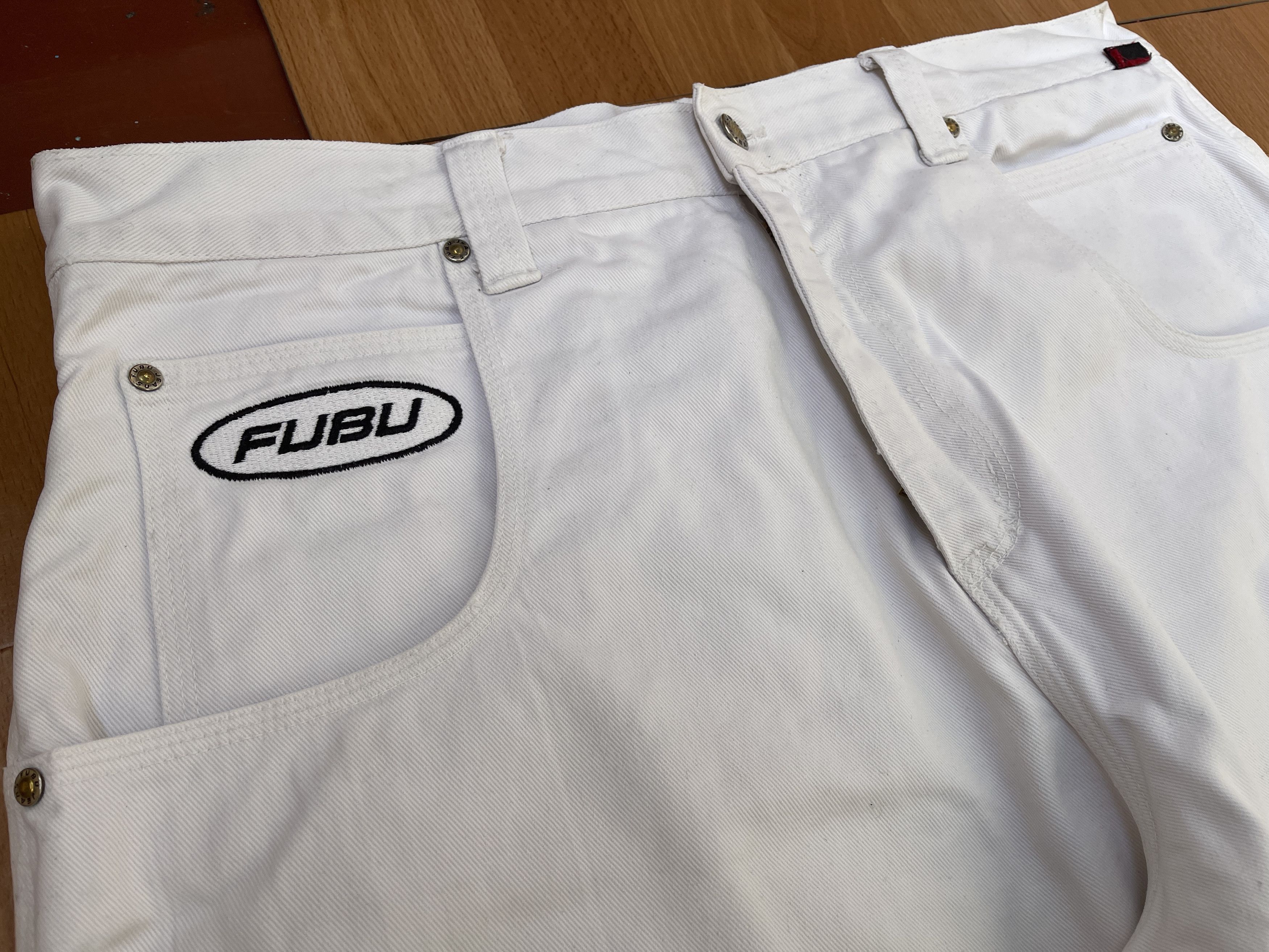 Fubu FUBU jeans, vintage baggy jeans, 90s hip hop skater Y2K 38 Size US 38 / EU 54 - 14 Thumbnail