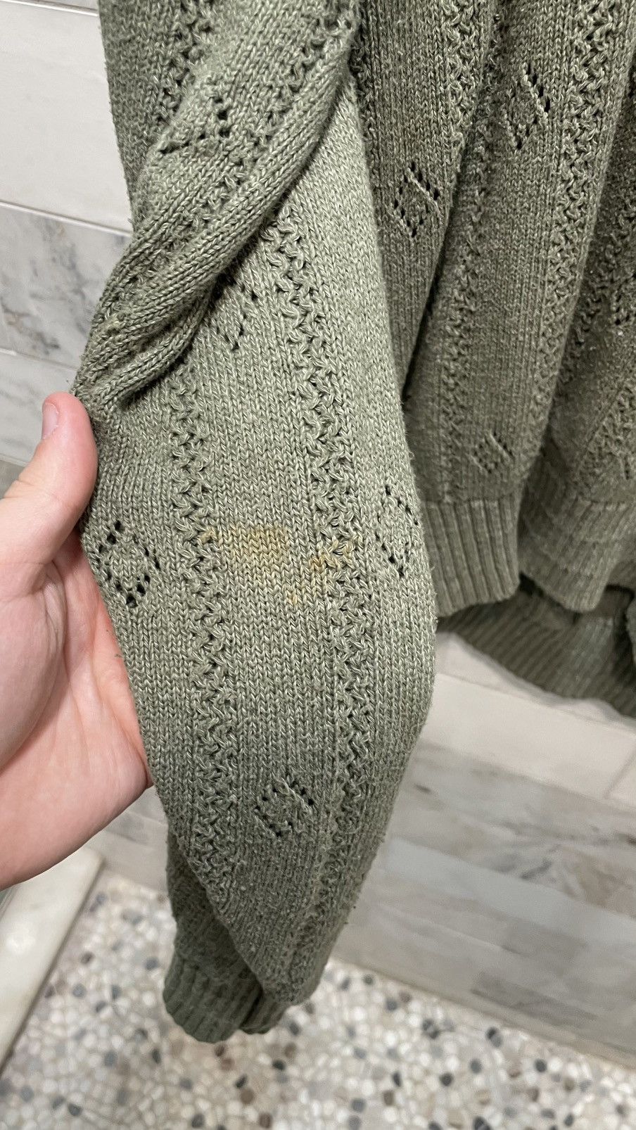 Saks Fifth Avenue Tricots St Raphael Saks Fifth Avenue Green V-neck Size US L / EU 52-54 / 3 - 5 Thumbnail