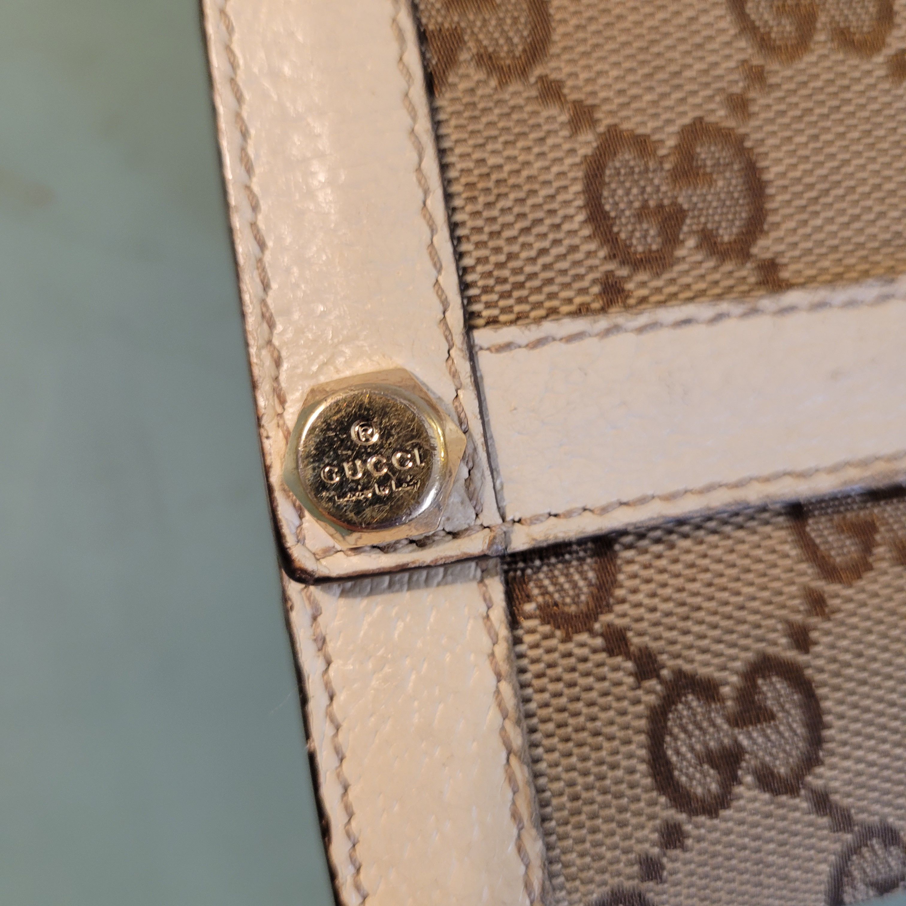 Gucci Gucci Studded Canvas and Leather Long Wallet Size ONE SIZE - 2 Thumbnail