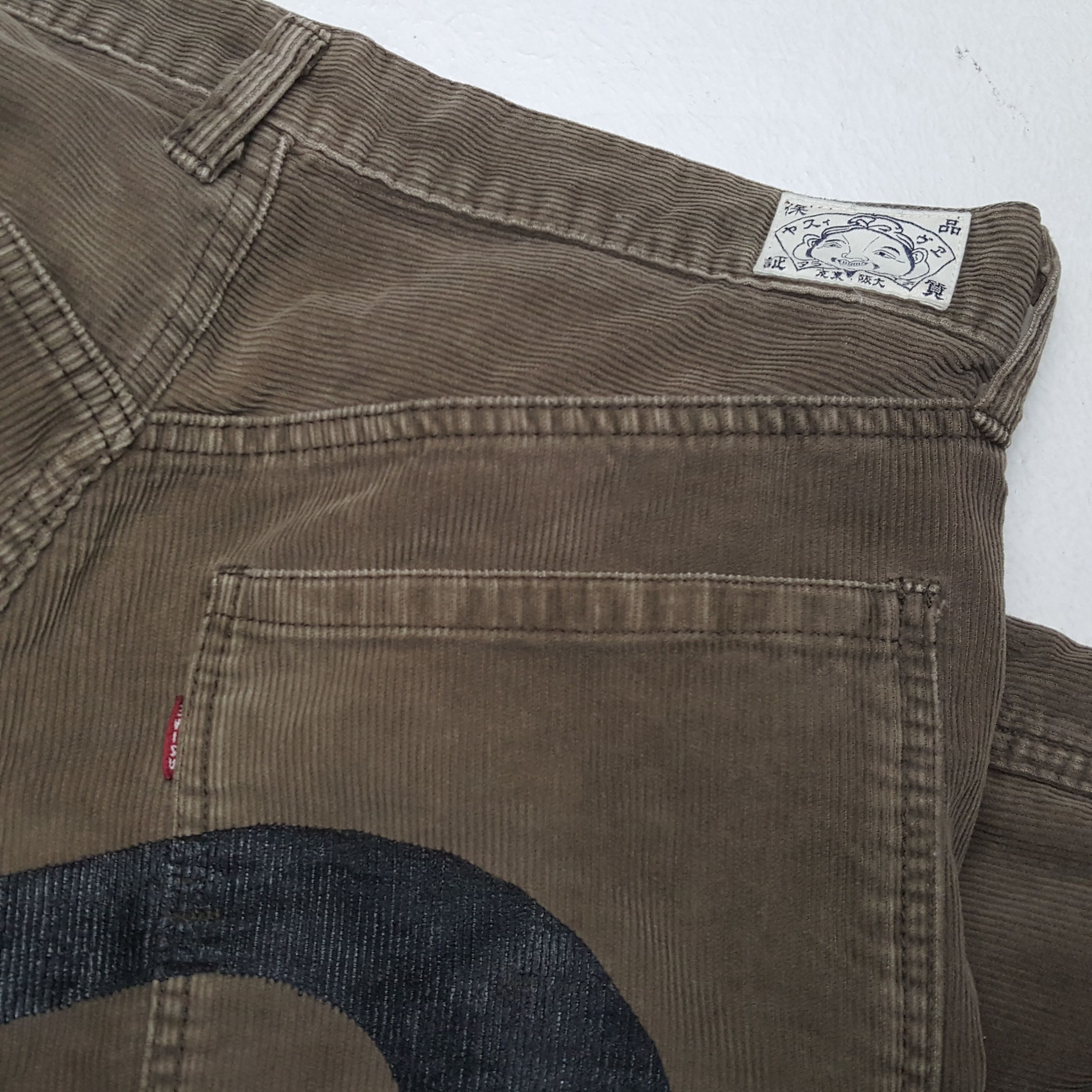 Evisu × Japanese Brand × Vintage EVISU Japanese Brand Custom Daicock Style Velvet Pants Size US 30 / EU 46 - 14 Thumbnail