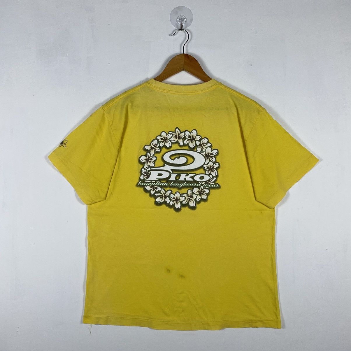 Vintage Vintage PIKO HAWAIIAN LONGBOARDS Wear Graphic Distressed Tee Size US M / EU 48-50 / 2 - 2 Thumbnail