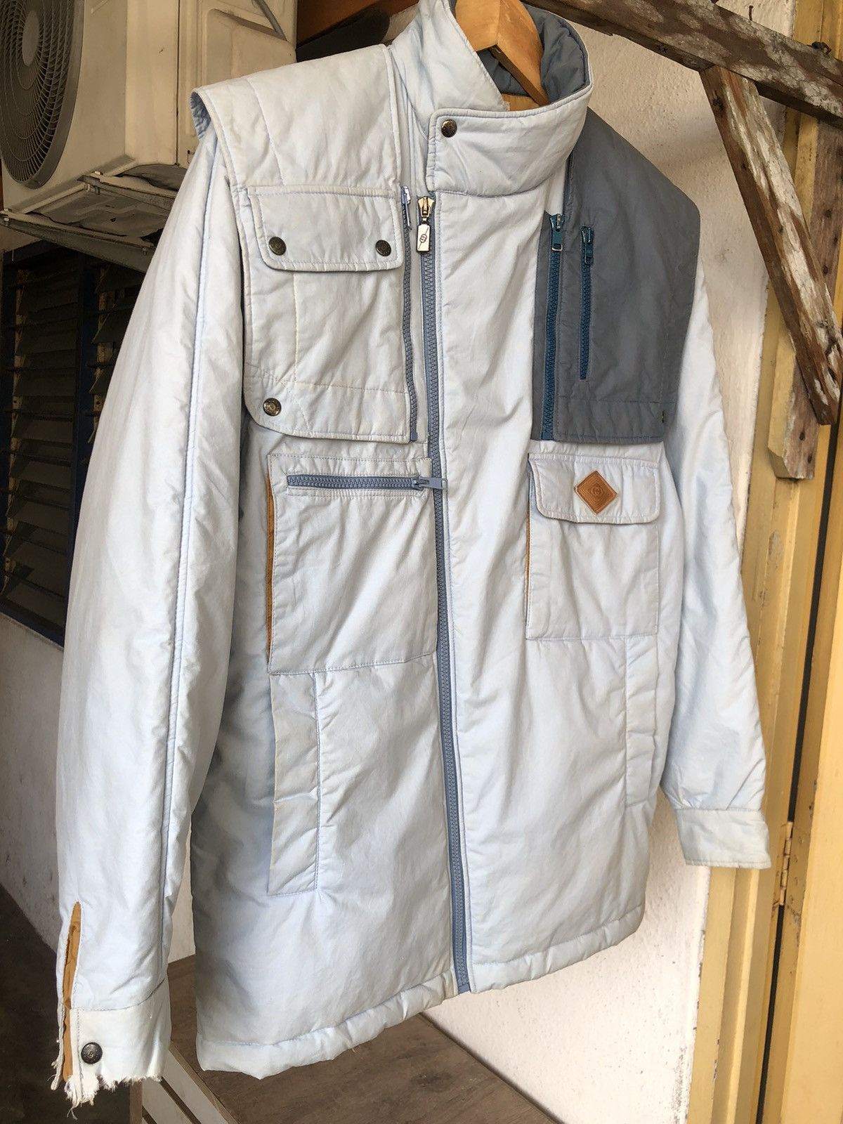 Gucci Rare🔥 Vintage Gucci Distressed Padding Jacket Size US XS / EU 42 / 0 - 21 Thumbnail