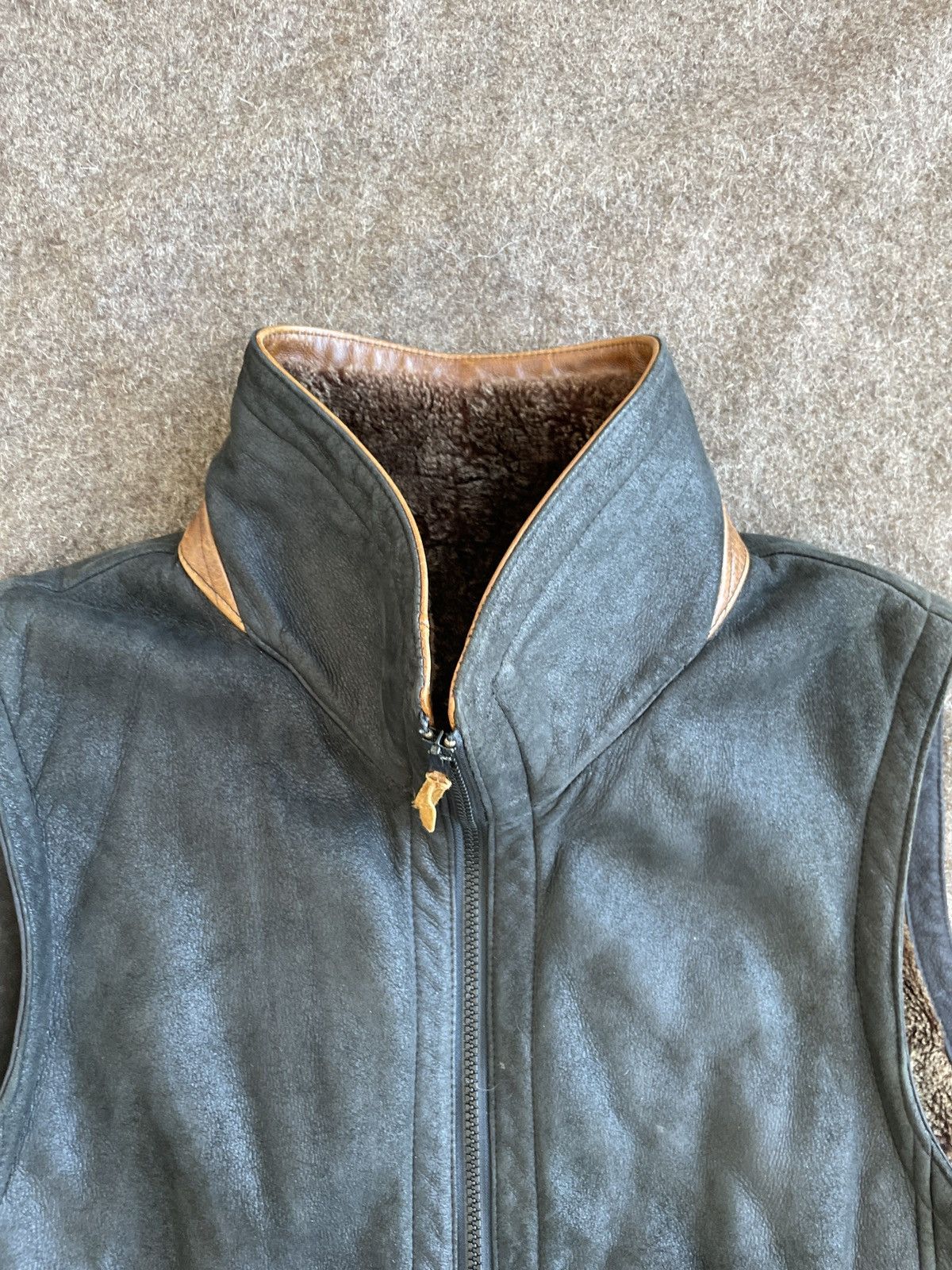 Other Lone Pine Genuine Merino Shearling Vest Size US M / EU 48-50 / 2 - 2 Thumbnail