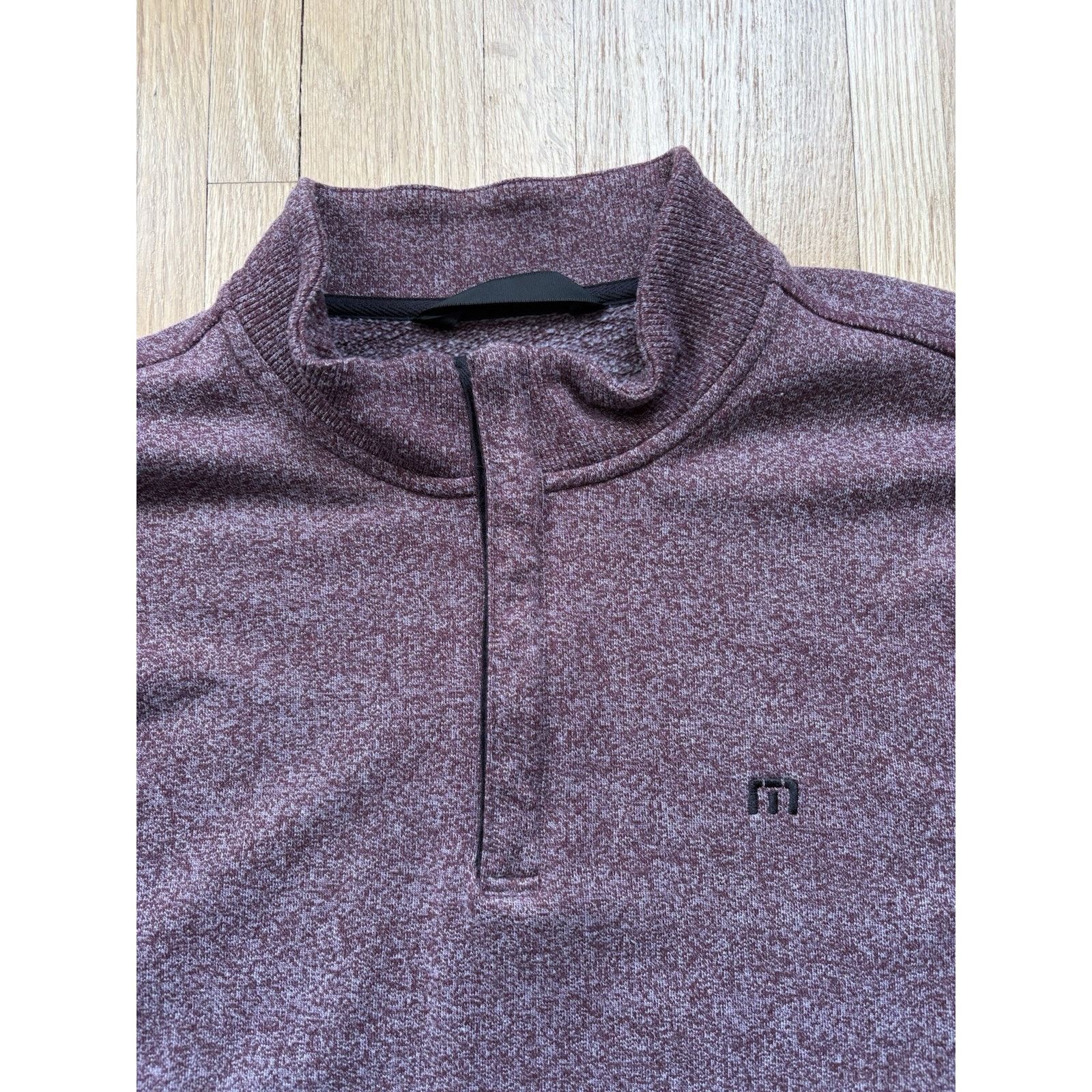 TravisMathew Travis Mathew Sweater Mens Red Golf Quarter Zip Pullover XL Size US XL / EU 56 / 4 - 5 Thumbnail