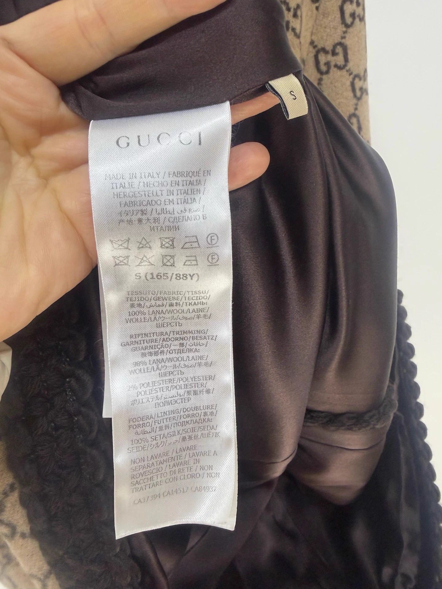 Gucci Gucci Classic Khaki GG Logo Jacket S Size S / US 4 / IT 40 - 4 Thumbnail