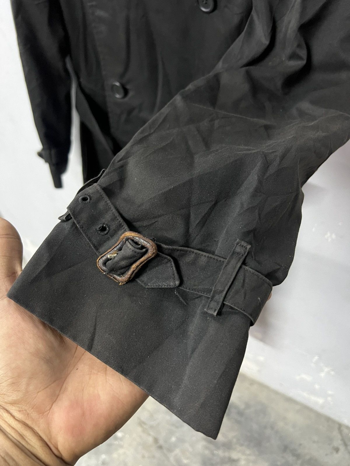 Burberry BURBERY BLACK TRENCH COAT Size US M / EU 48-50 / 2 - 7 Thumbnail