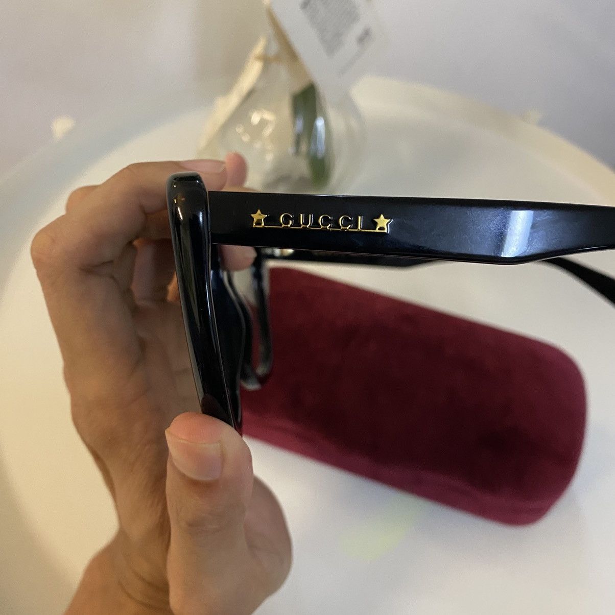 Gucci GENTLY USED GUCCI GG1169S 002 SUNGLASSES SHADES Size ONE SIZE - 4 Thumbnail