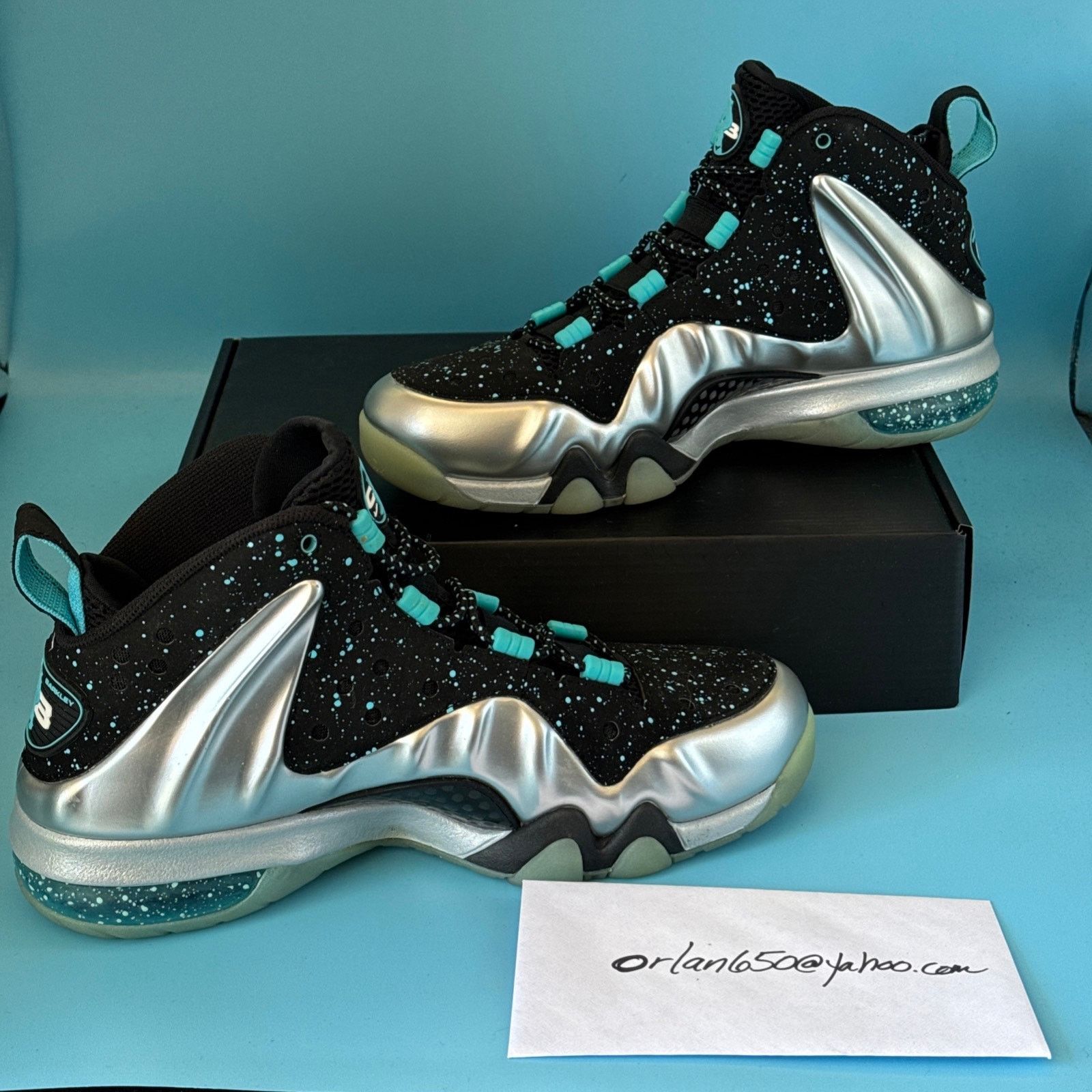 Nike Nike Barkley Posite Max 'Splatter' 2013 m8 w9.5 Size US 8 / EU 41 - 3 Thumbnail
