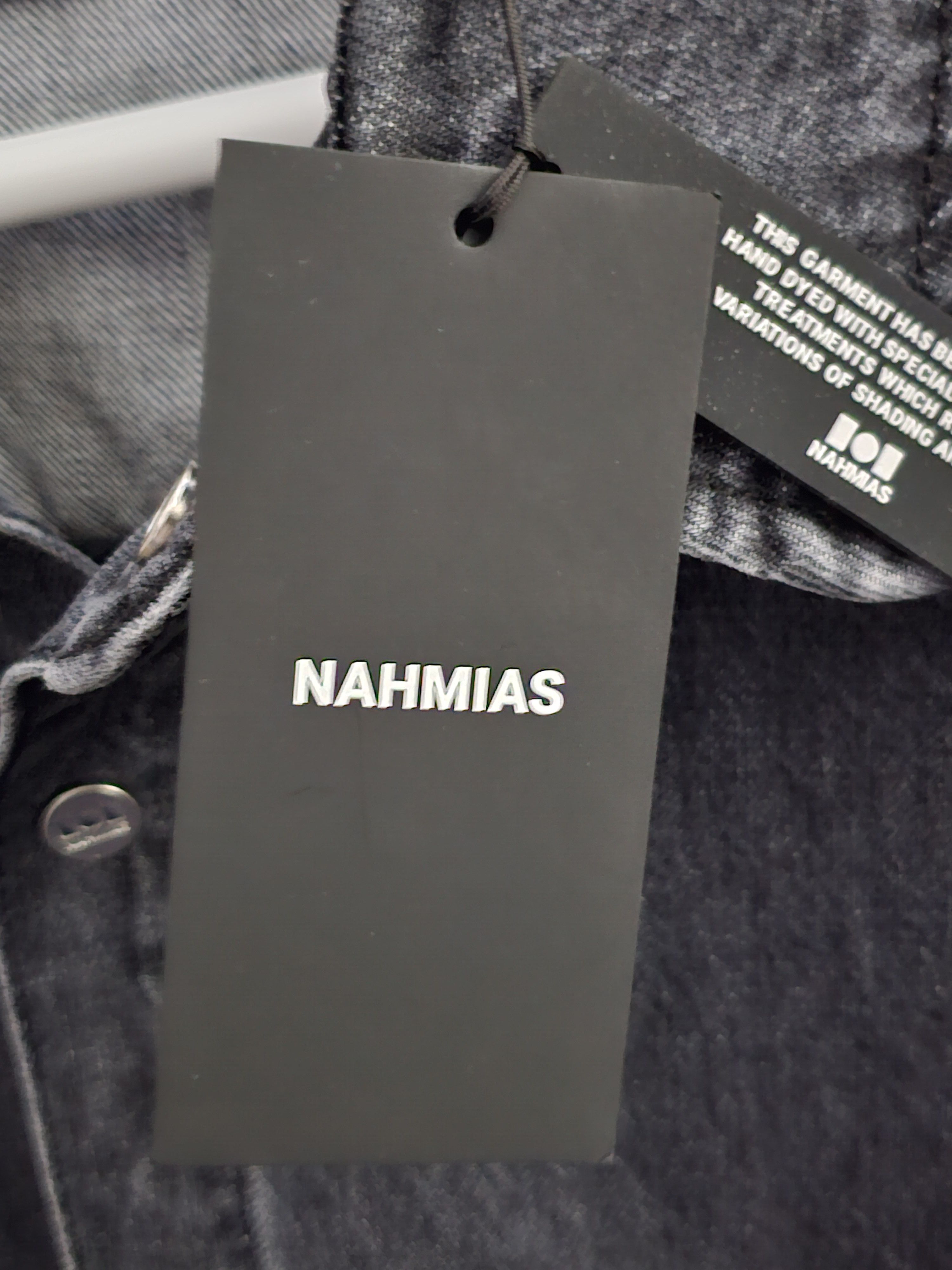 Nahmias Nahmias Heart Patch Work Denim Shirt Size US XXL / EU 58 / 5 - 11 Thumbnail