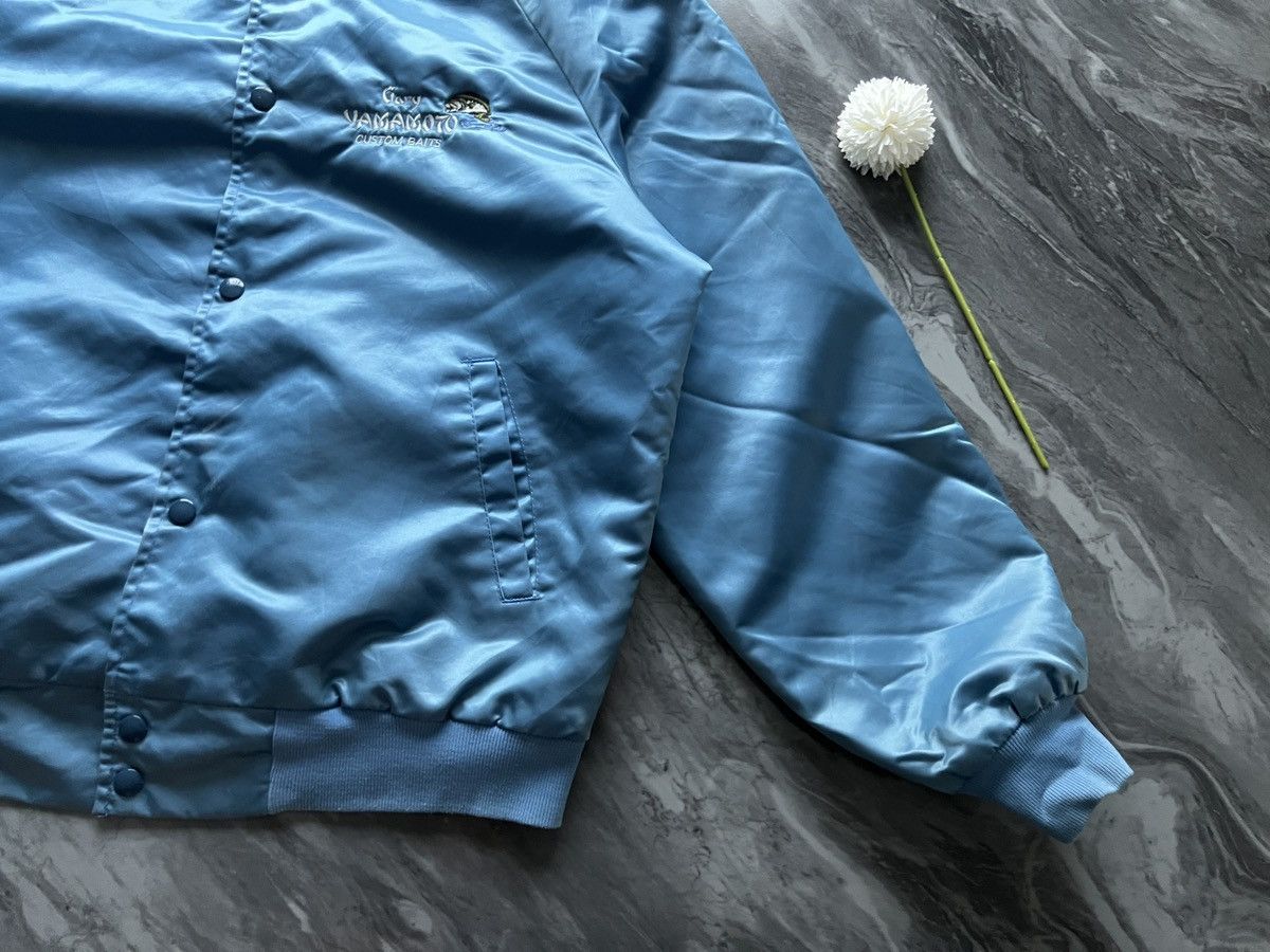 Japanese Brand × Vintage Gary Yamamoto : Custom Baits Bomber Satin Jacker Size US L / EU 52-54 / 3 - 6 Thumbnail