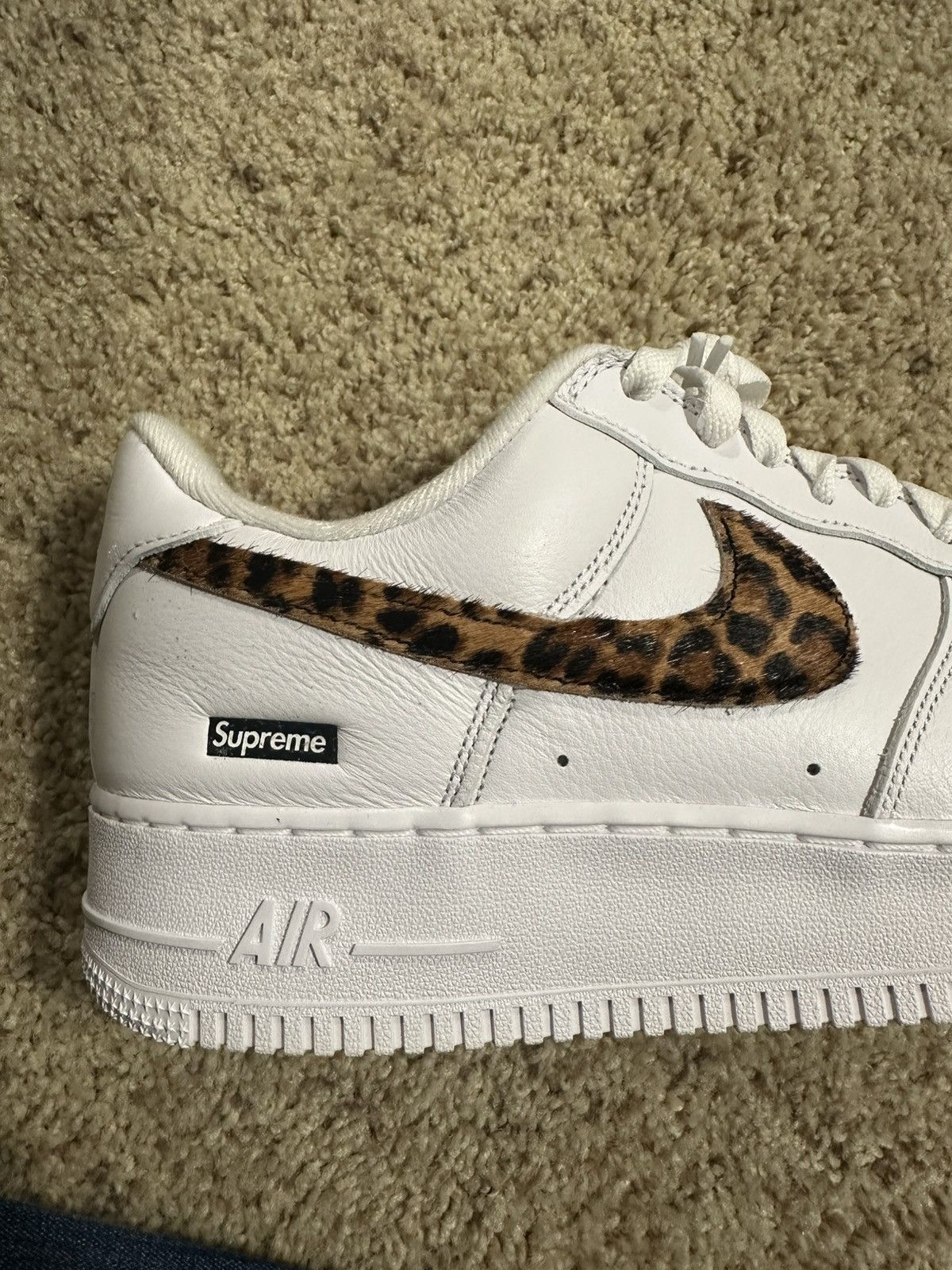 Supreme SUPREME X GOOD ENOUGH NIKE AF1 LEOPARD FUR DS SIZE 12 Size US 12 / EU 45 - 16 Thumbnail