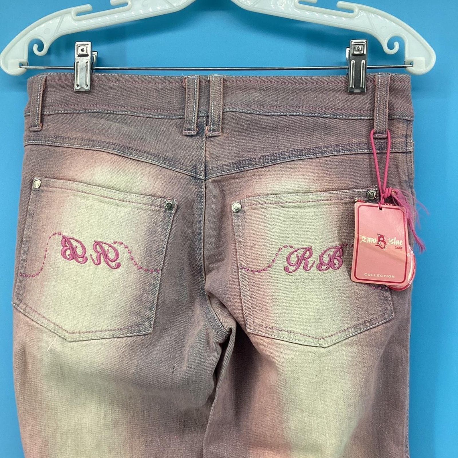 Other Womans raw blue jeans PINK Size 28" / US 6 / IT 42 - 4 Thumbnail