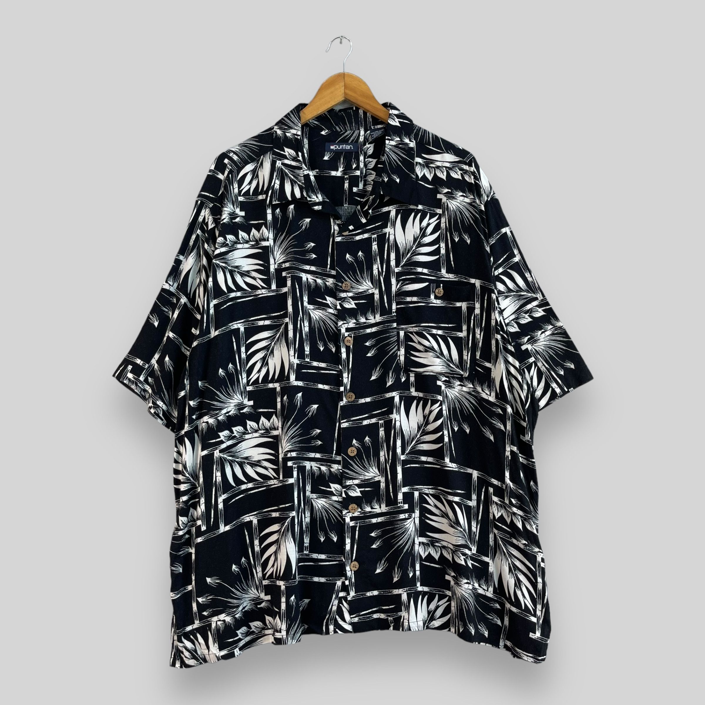 Japanese Brand Vintage PURITAN Aloha Tropical Floral Motive Hawaii Shirt Size US XXL / EU 58 / 5 - 1 Thumbnail