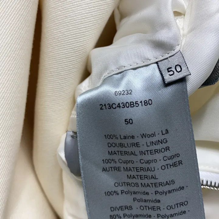 Dior Dior Dior x Sacai SS22 Layered Casual Blazer 0079-2507 Size US L / EU 52-54 / 3 - 4 Thumbnail