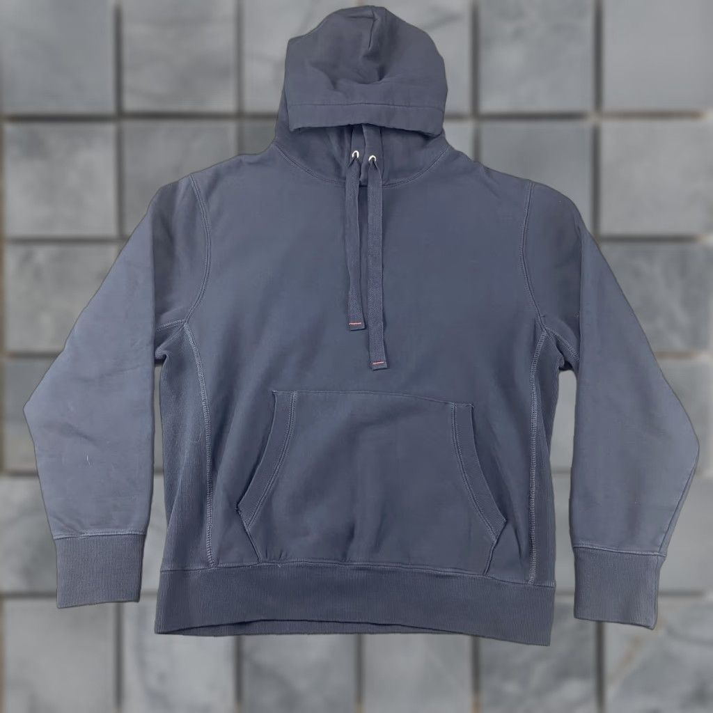 Alex Mill Hoodie Mens Medium Blue Pullover Kangaroo Pocket Casual