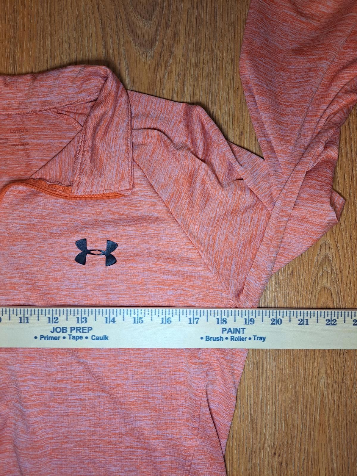 Under Armour Under Armour Quarter Zip Pullover Sweater Mens Large Orange Size US L / EU 52-54 / 3 - 7 Thumbnail