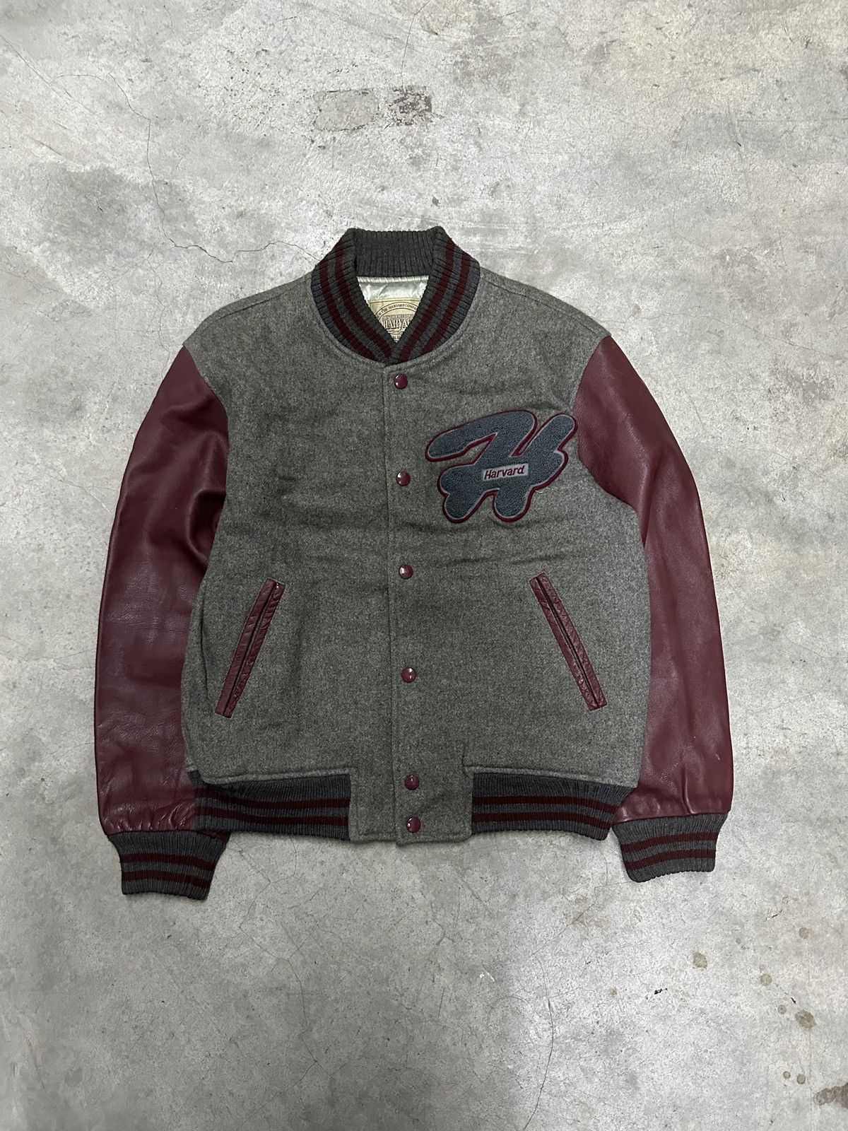 Vintage Vtg Harvard University Varsity Jacket Size US M / EU 48-50 / 2 - 1 Thumbnail