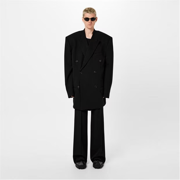 Balenciaga Regular Fit Wool Trousers Size US 32 / EU 48 - 4 Thumbnail