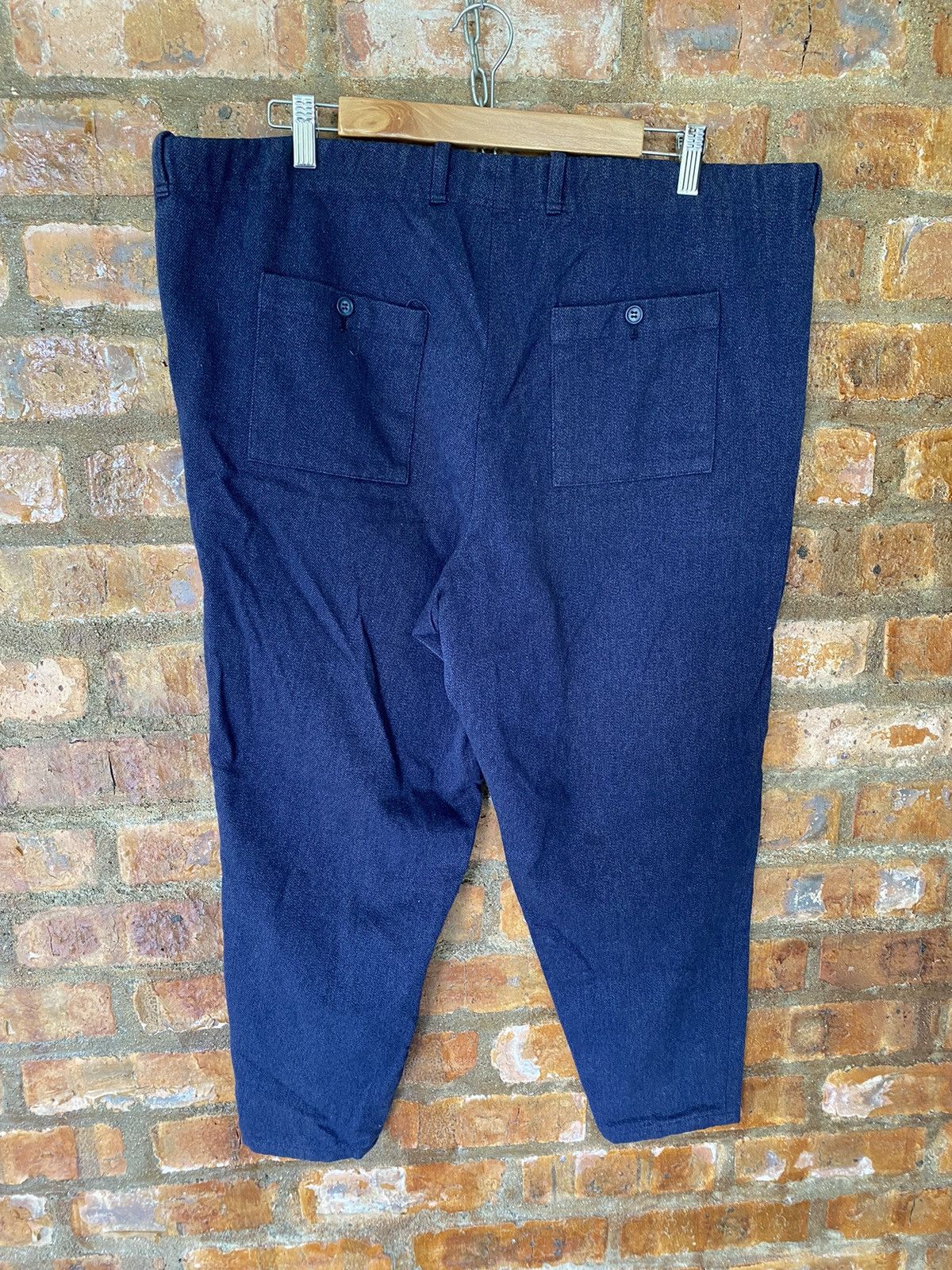 Yohji Yamamoto 1980s Y’S Wool Linen crop pants Size 38" / US 16 / IT 52 - 8 Thumbnail