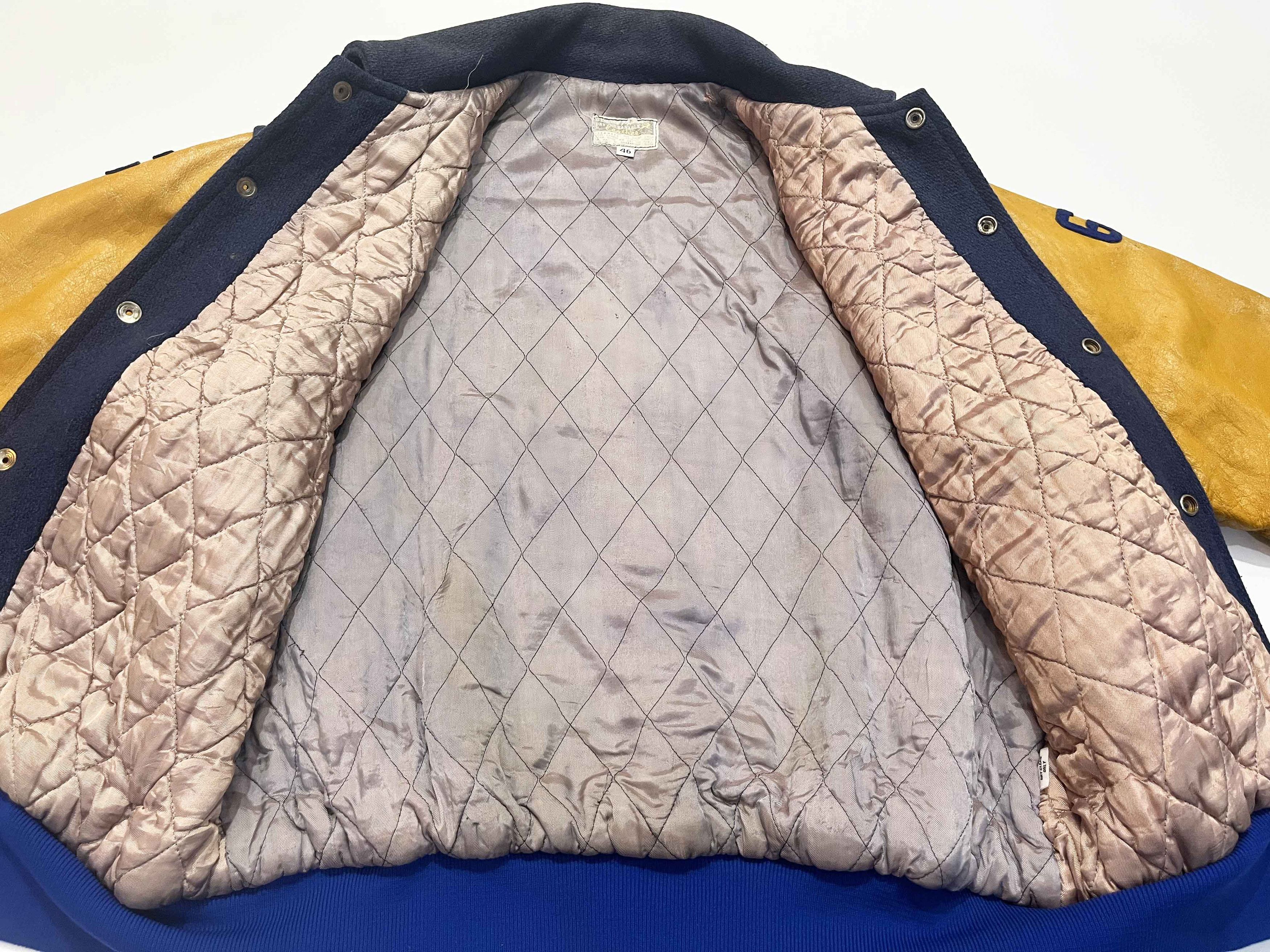 Other Vtg Flynntan Leather North Brunswick Football Varsity Jacket Size US L / EU 52-54 / 3 - 11 Thumbnail