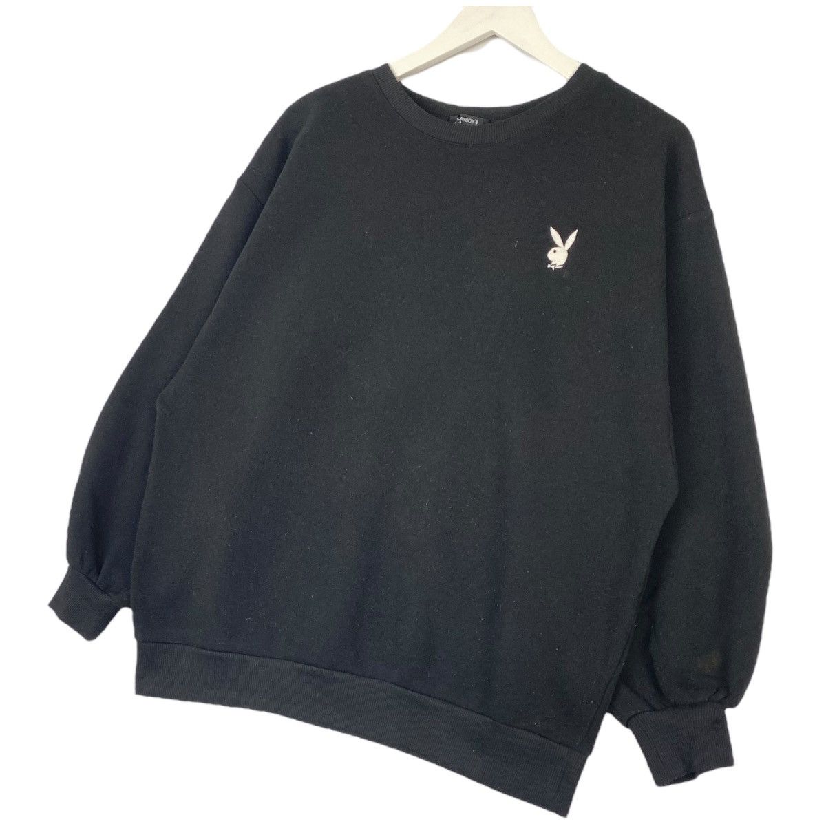 Playboy Vintage Playboy Bunny Small Logo Crewneck Sweatshirt Black P Size US L / EU 52-54 / 3 - 2 Thumbnail