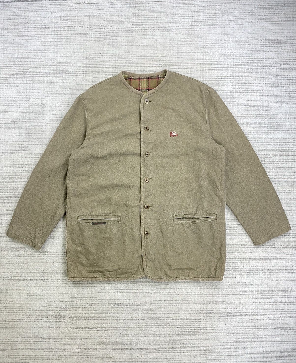 Designer × Japanese Brand × Vintage Vintage Papas Sport Double Pocket Full Button Jacket Size US XL / EU 56 / 4 - 1 Thumbnail