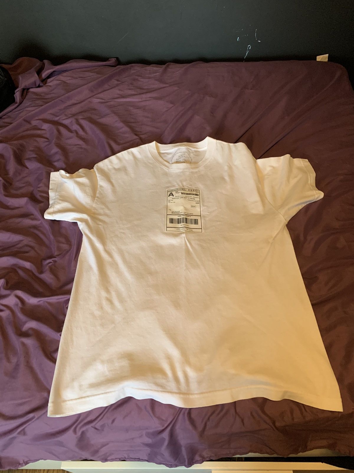 Anti Social Social Club Anti Social Social Club Thank God Tee White Size US L / EU 52-54 / 3 - 1 Thumbnail