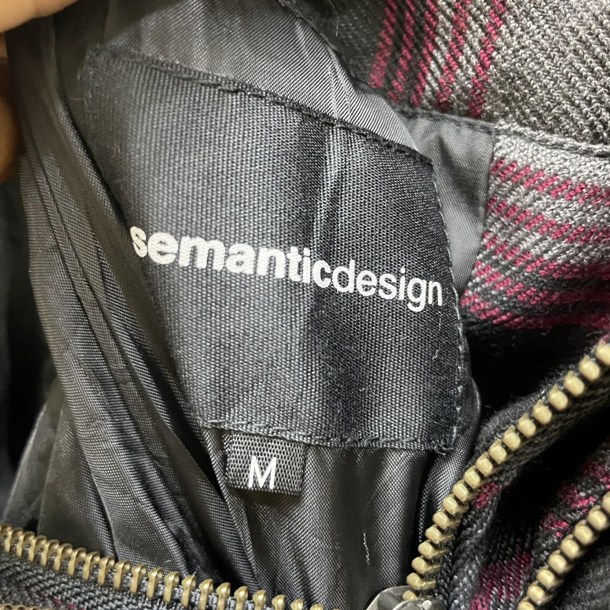 Japanese Brand Japanese Brand Semantic Design Shadow Plaid Jacket Size US M / EU 48-50 / 2 - 8 Thumbnail