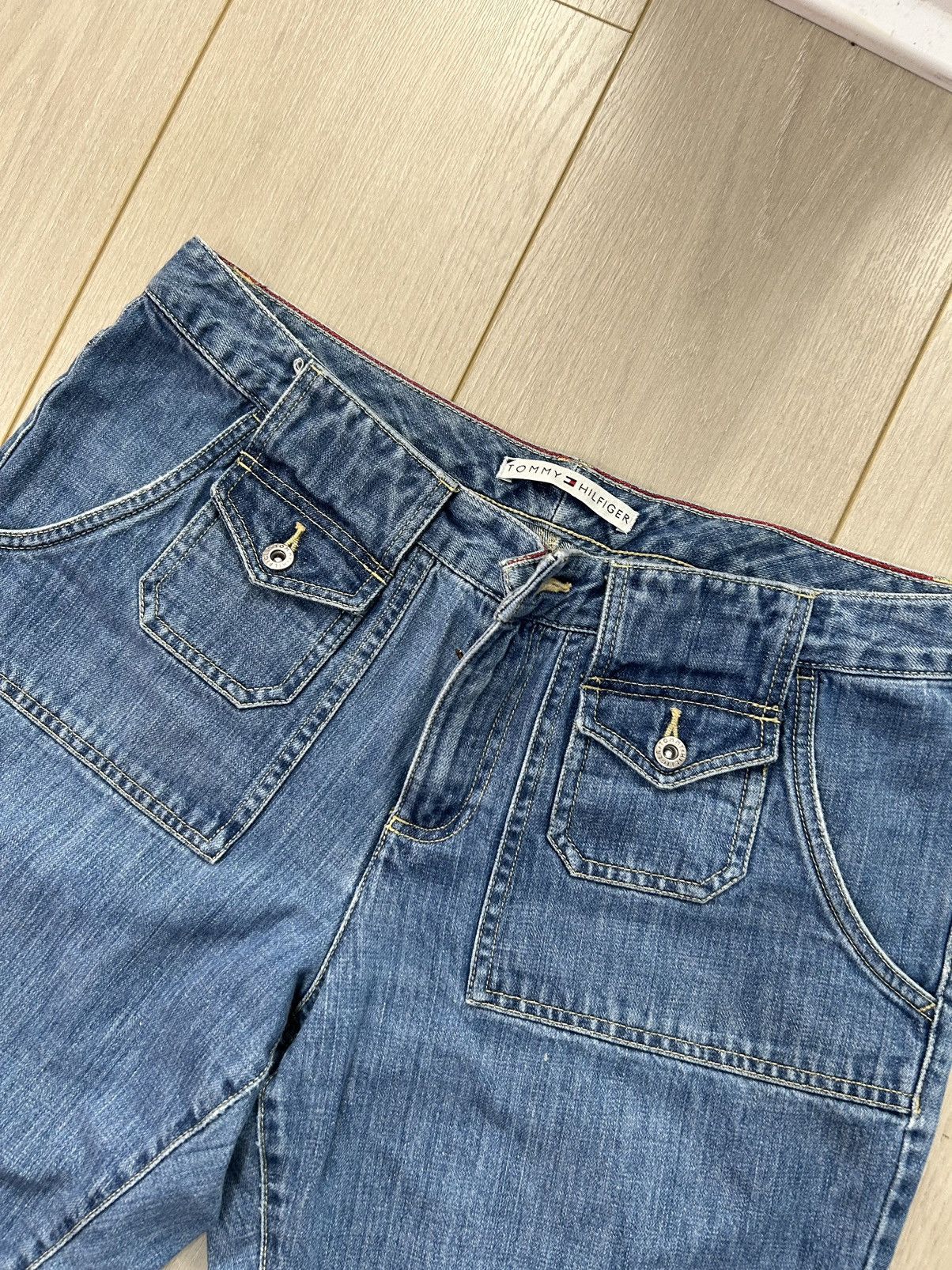 Tommy Hilfiger Y2K Vintage Tommy Capris Size 36" / US 14 / IT 50 - 1 Thumbnail