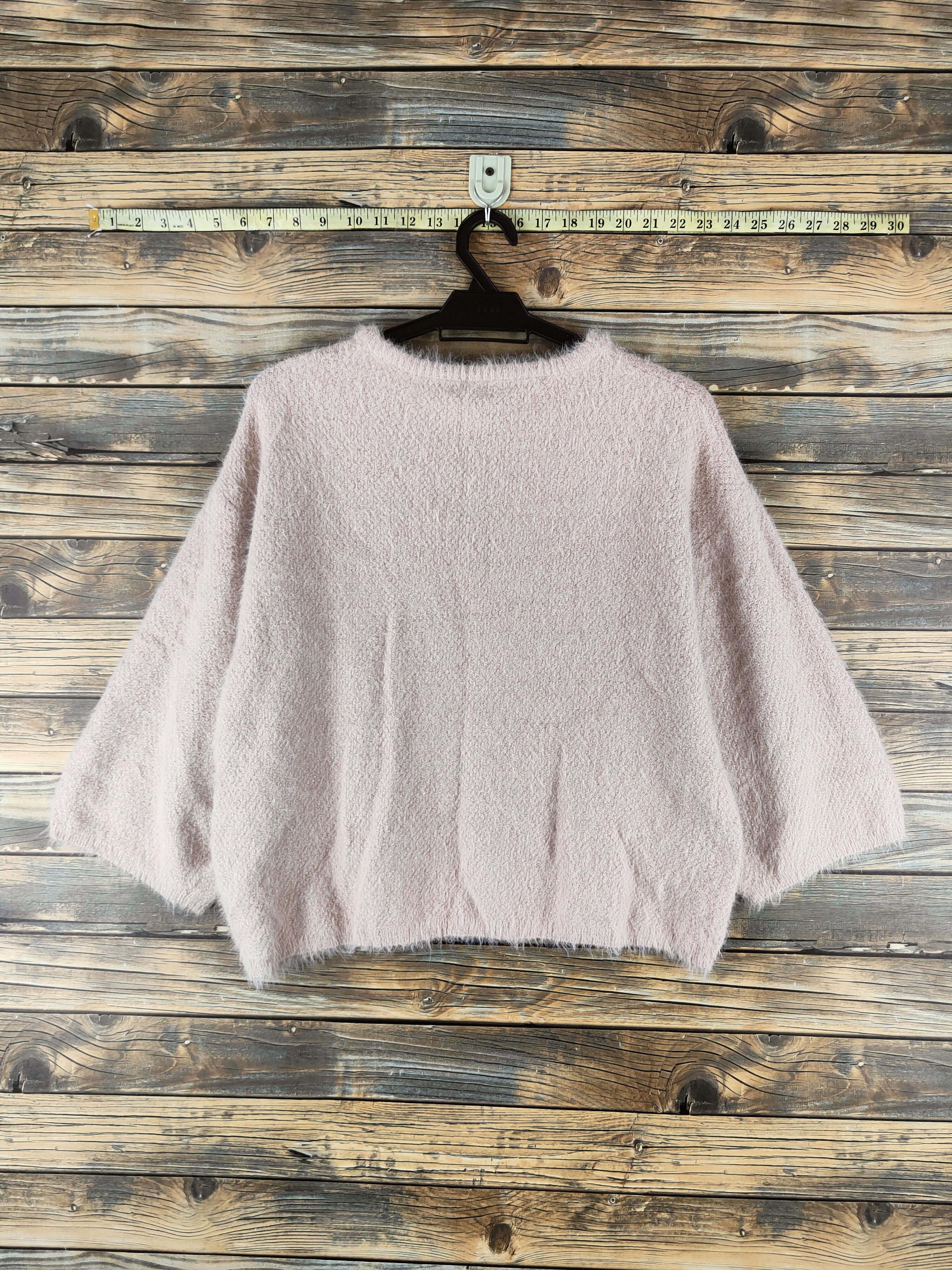 Japanese Brand DL Persodea Peach Fur Mohair Knitwear #46-482 Size M / US 6-8 / IT 42-44 - 7 Thumbnail