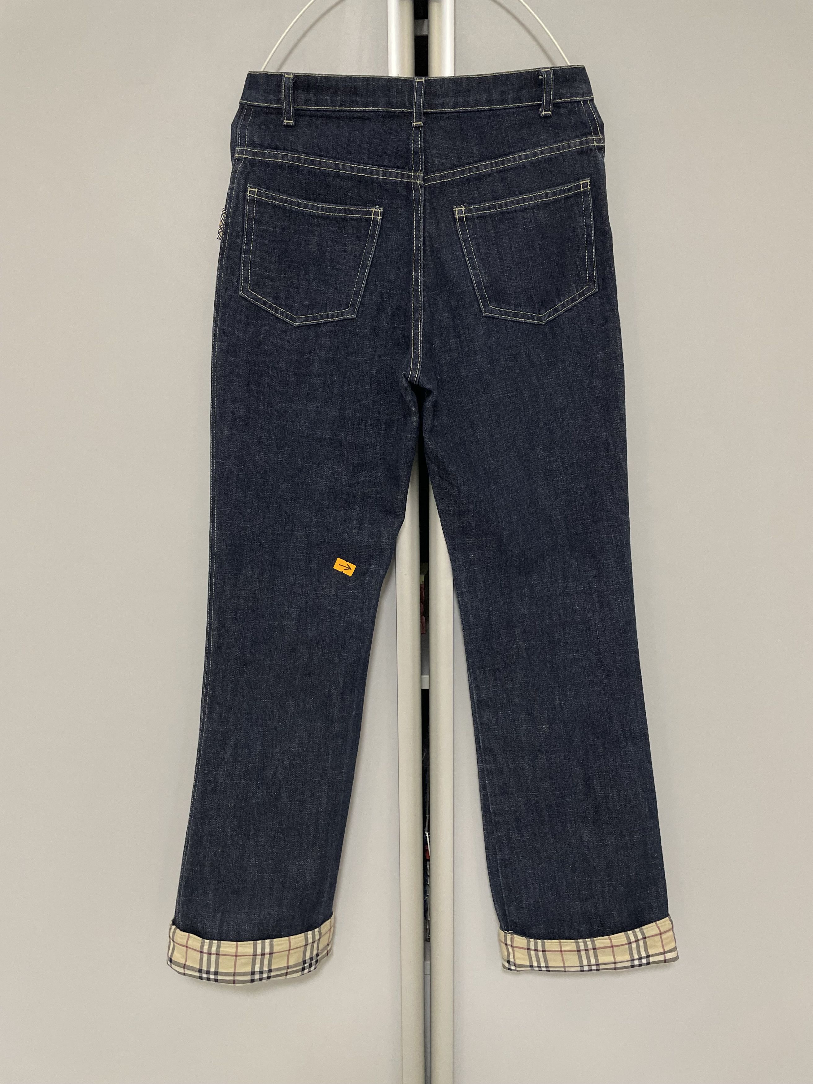 Burberry BURBERRY Jeans Denim Nova Check Pants 12Y Kids Size 12 Years Size 26" / US 2 / IT 38 - 10 Thumbnail