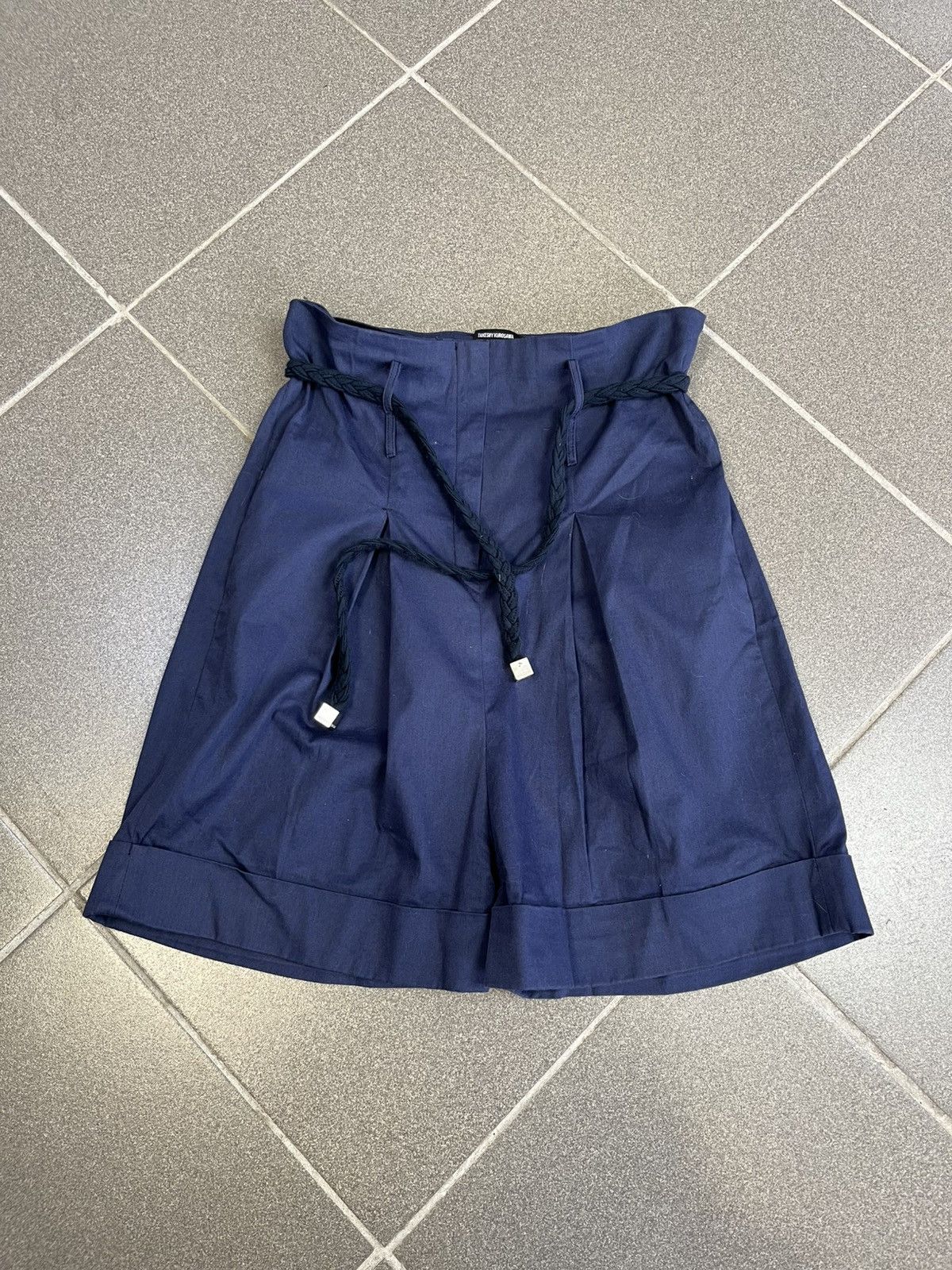 Takeshy Kurosawa Takeshy Kurosawa Cotton Belted Shorts Made in Italy Size 28" / US 6 / IT 42 - 1 Thumbnail