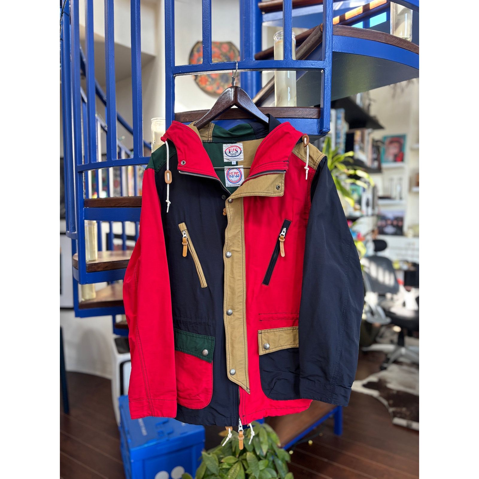 Japanese Brand Freak’s Store Colorblock Hooded Parka Size L Size US L / EU 52-54 / 3 - 1 Thumbnail