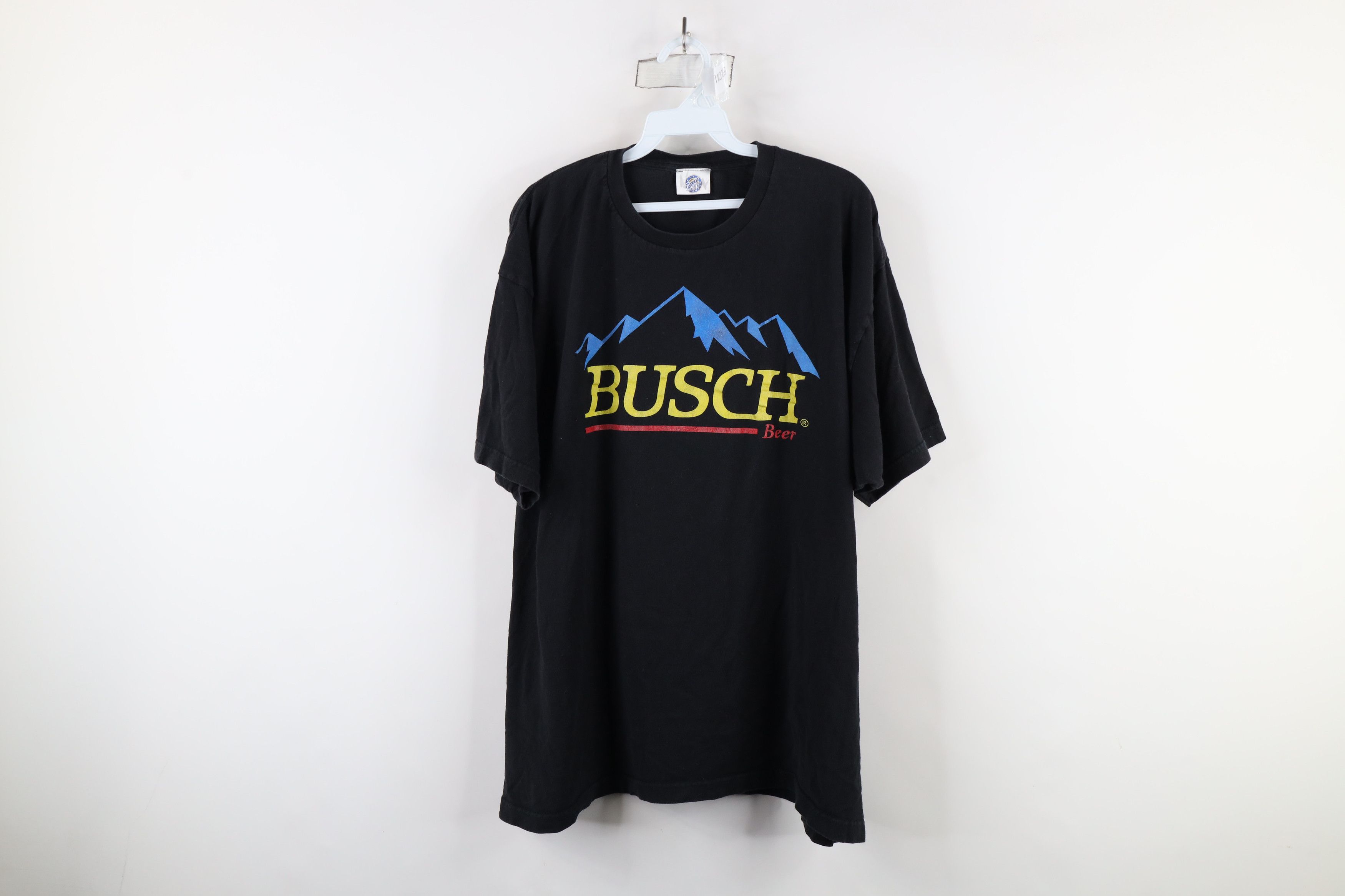 Vintage Vintage Streetwear Spell Out Busch Light Beer T-Shirt Black Size US XXL / EU 58 / 5 - 1 Thumbnail