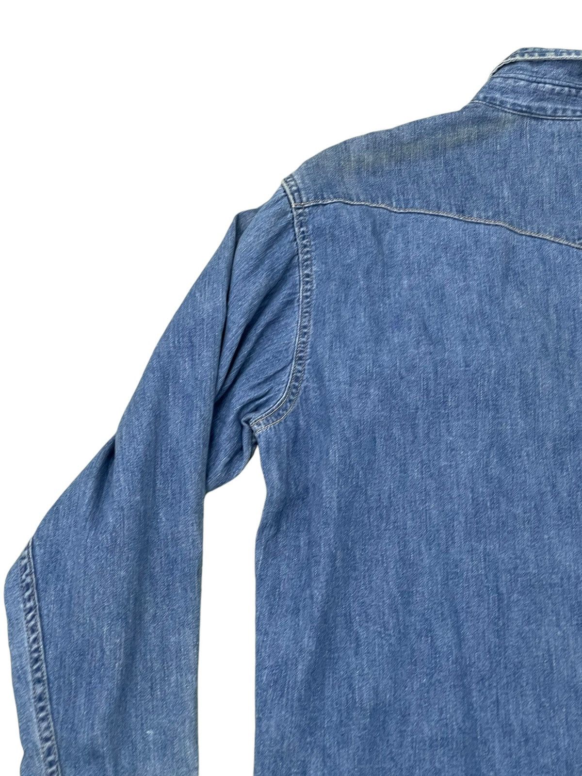 Blue Blue Japan Sun Faded Blue Blue Japan Denim Shirt Westerner 6🟩0 Size US M / EU 48-50 / 2 - 14 Thumbnail