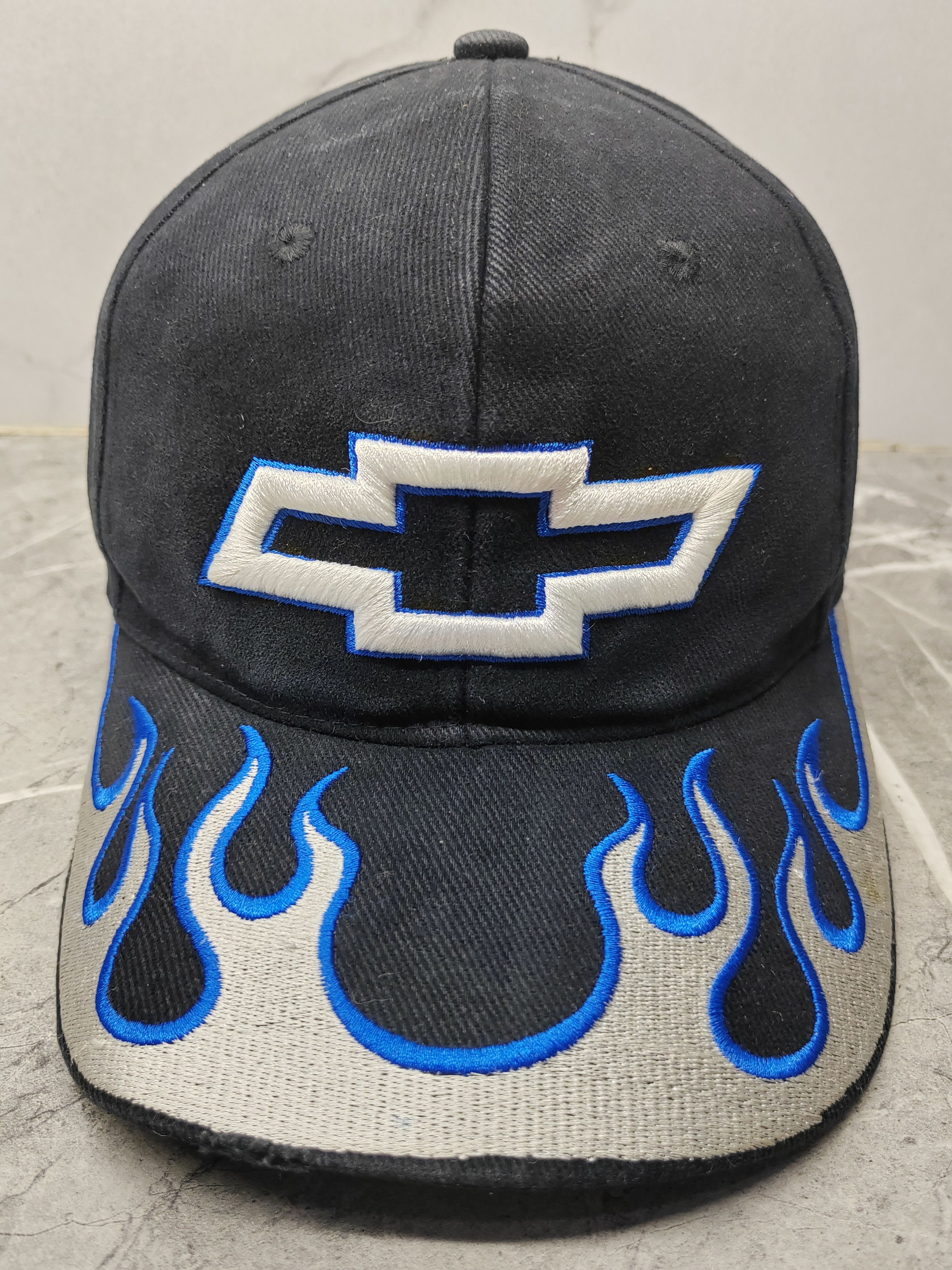 Chevrolet Vintage Chevrolet Flame Style Cap Hat Size ONE SIZE - 2 Thumbnail
