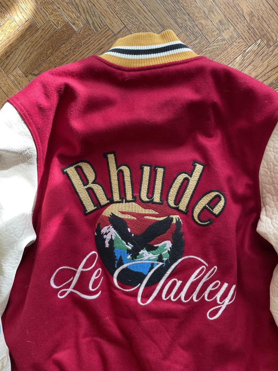 Rhude Rhude Bull Market Embroidered Varsity Jacket Size US XL / EU 56 / 4 - 14 Thumbnail