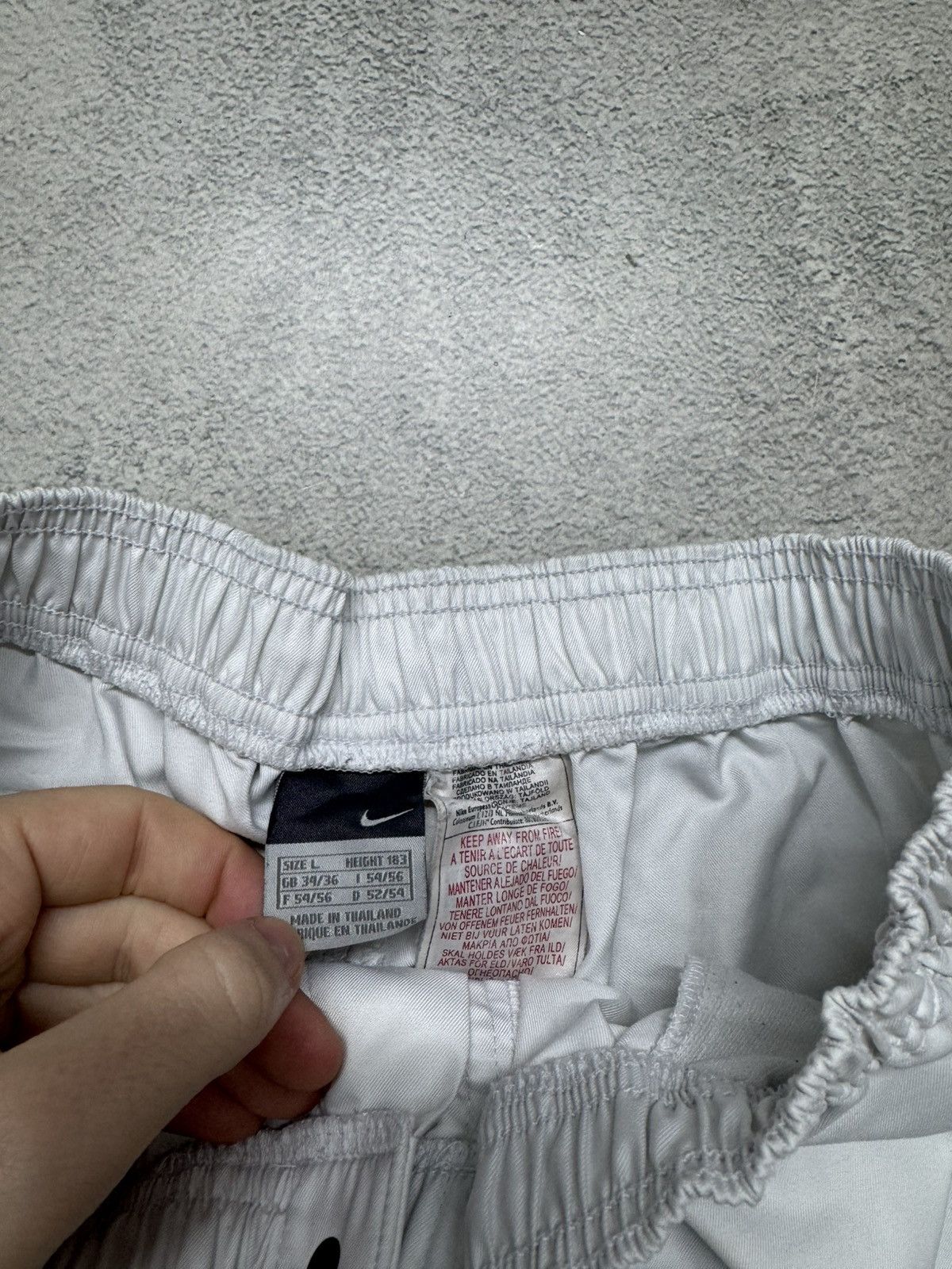 Nike Vintage Y2k Nike Swoosh Nylon Shorts Size US 34 / EU 50 - 7 Thumbnail