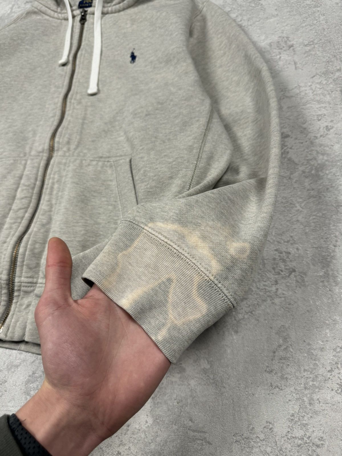 Polo Ralph Lauren Polo Ralph Lauren Y2K Gray Zip Hoodie Size L Size US L / EU 52-54 / 3 - 12 Thumbnail