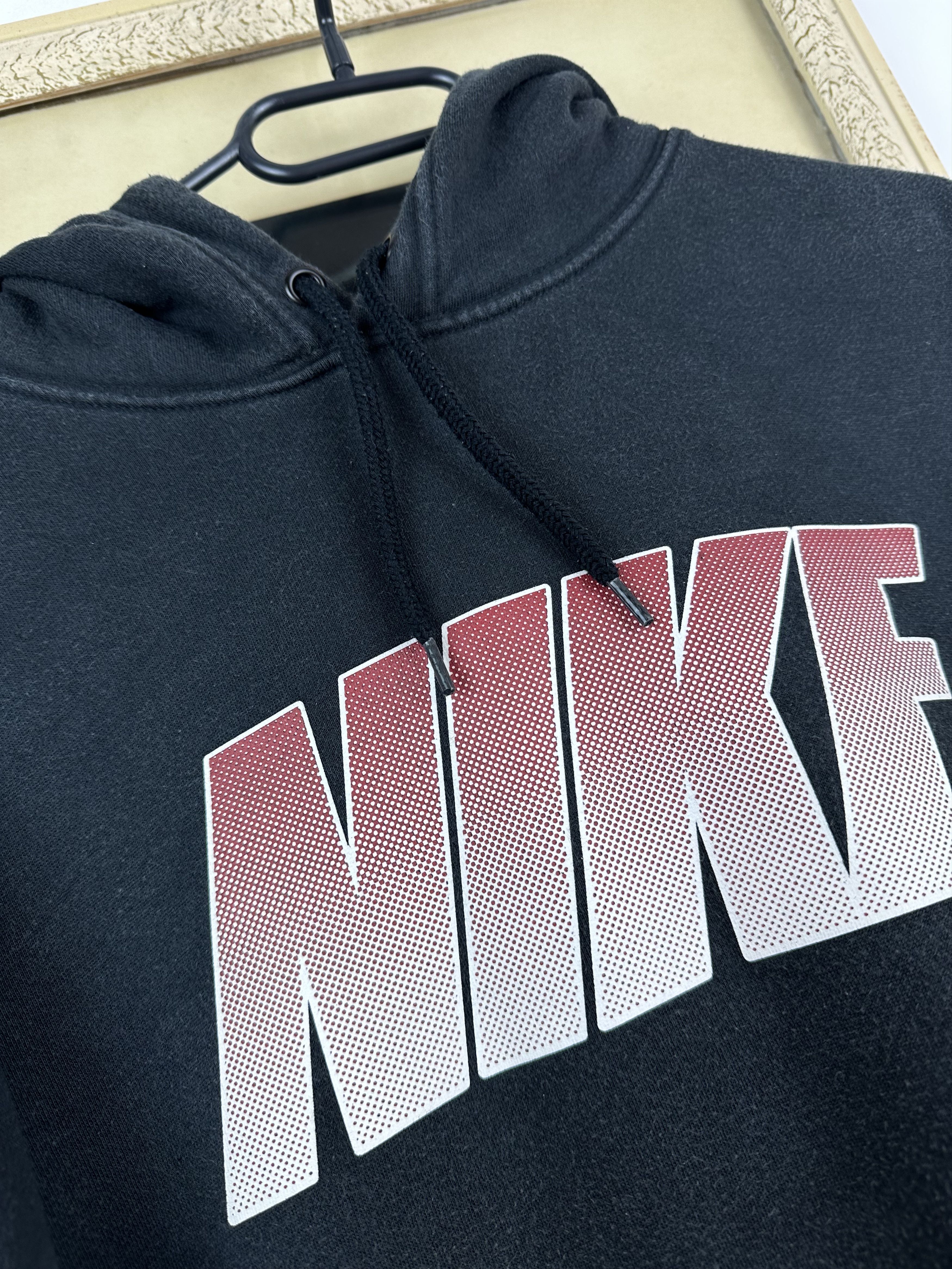 Nike × Vintage Vintage Nike Hoodie Jacket Swoosh Rare Hype Y2K Drill Size US L / EU 52-54 / 3 - 4 Thumbnail