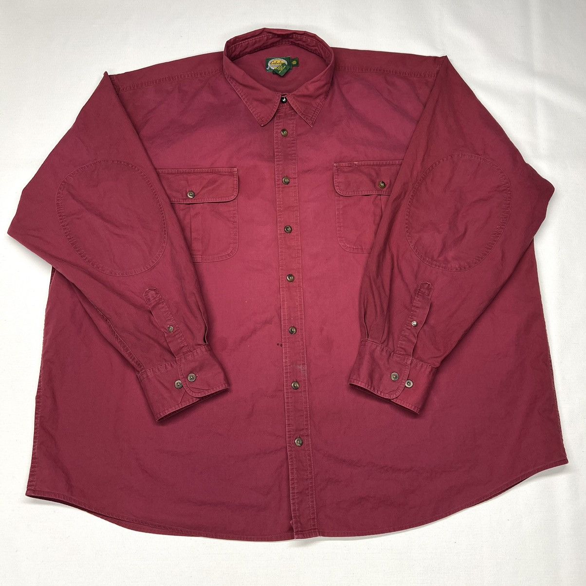 Cabelas Cabelas Button Up Shirt Red Long Sleeve Button Outdoor Gear Size US XXL / EU 58 / 5 - 1 Thumbnail