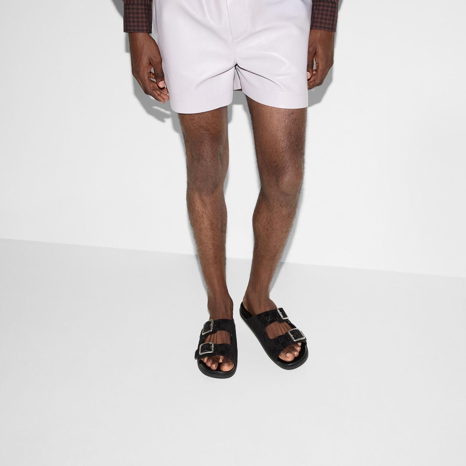 Gucci Gucci GG Suede Slide Sandals Size US 6.5 / EU 39-40 - 3 Thumbnail