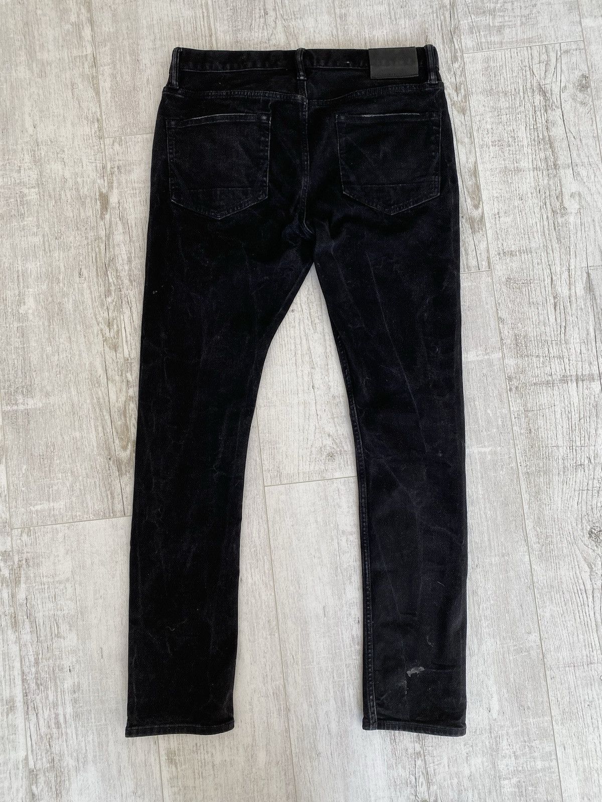 Allsaints Allsaints Mens Cotton Black Washed Denim Jeans Pants Size 32 Size US 32 / EU 48 - 9 Thumbnail